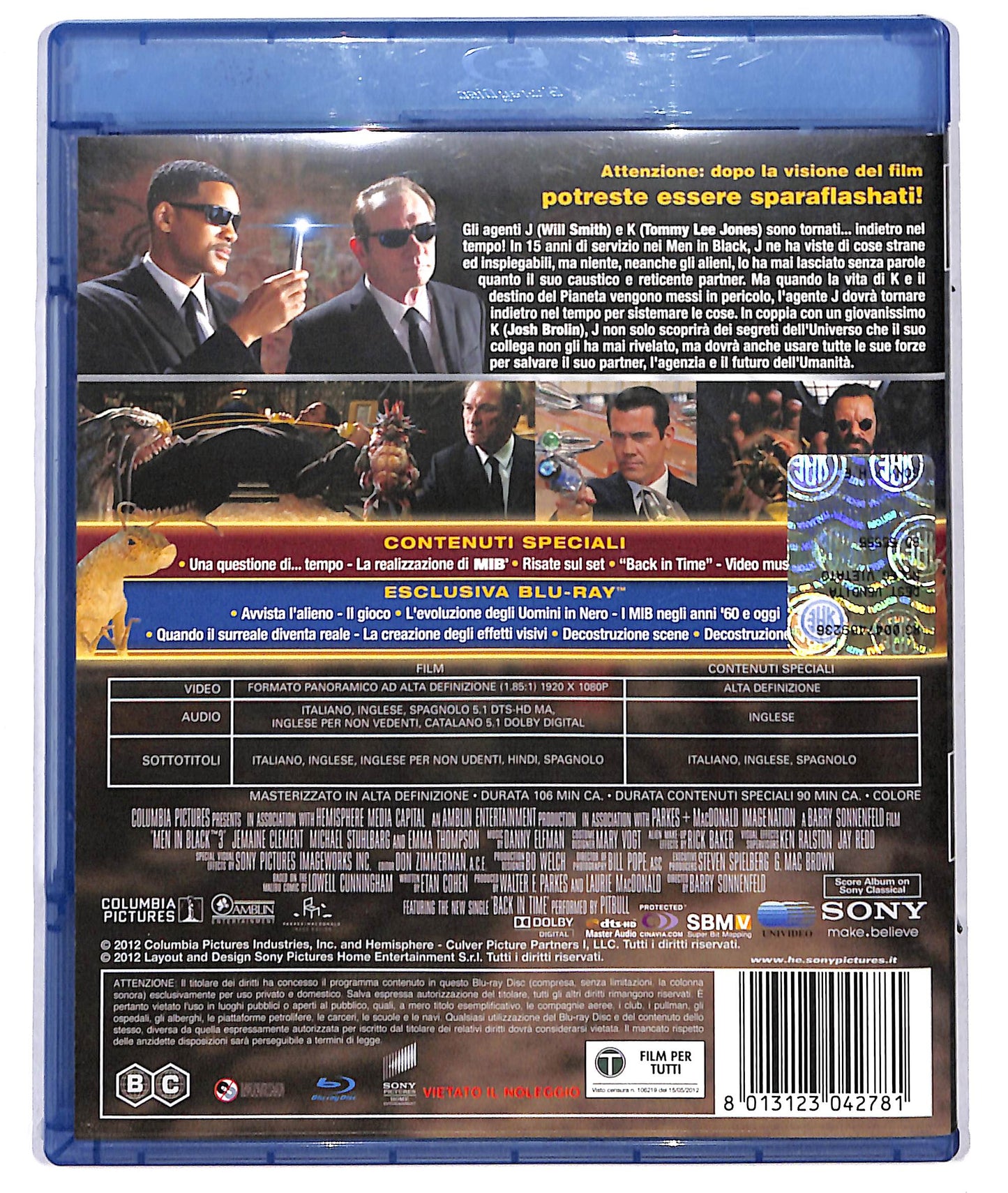 EBOND Men In Black 3 BLURAY D733541