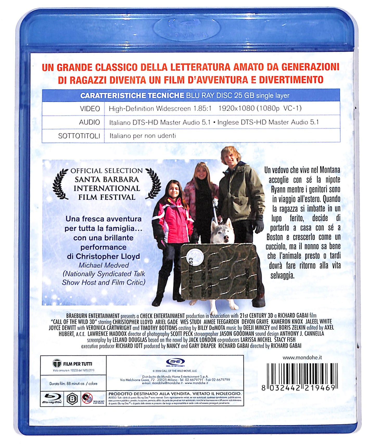 EBOND Il richiamo della foresta BLURAY D733674