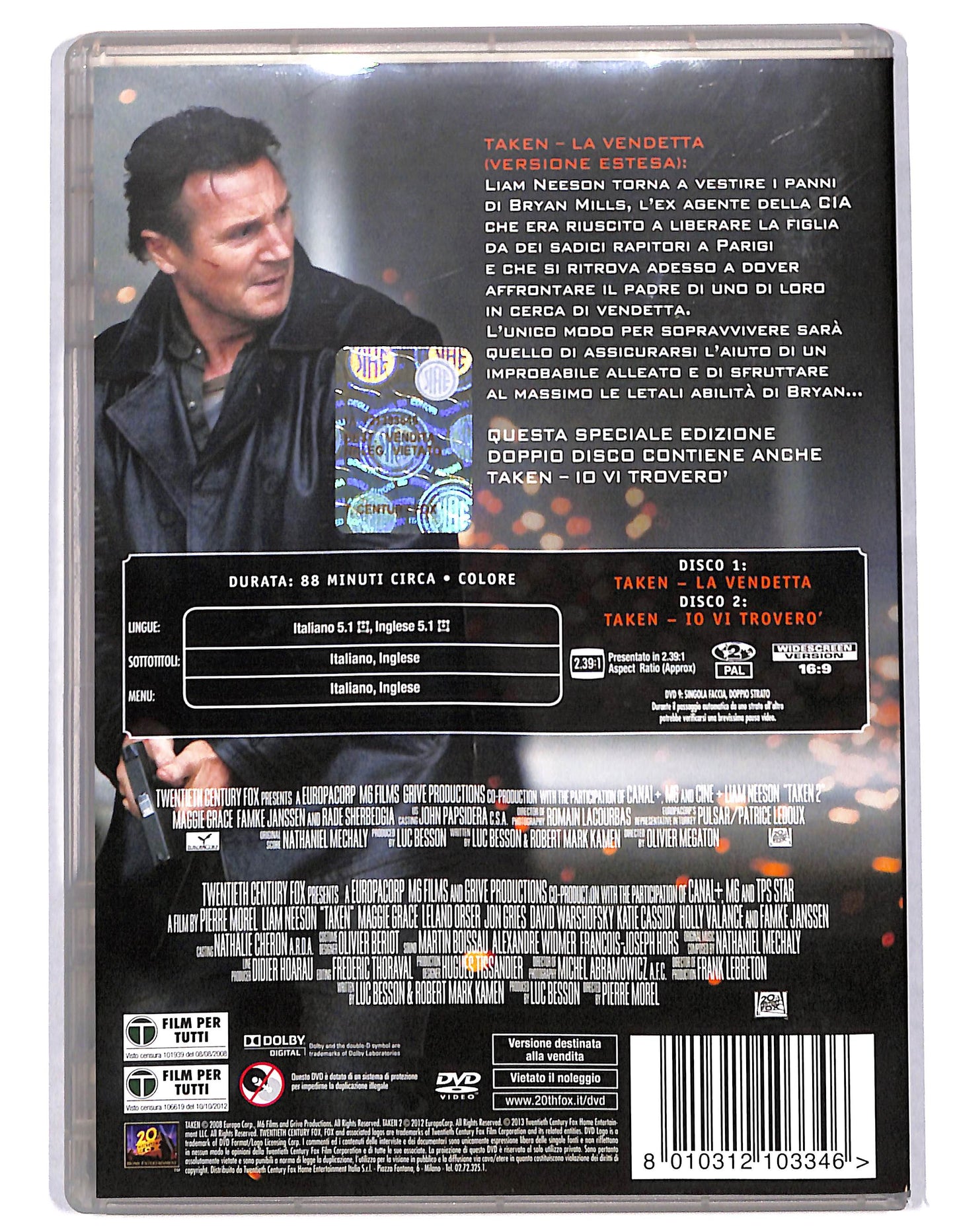 EBOND Taken - La vendetta EDIZIONE SPECIALE 2 DISCHI DVD D733711