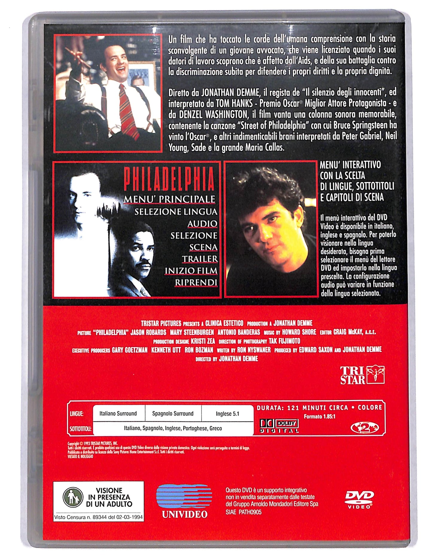 EBOND Philadelphia EDITORIALE DVD D733715