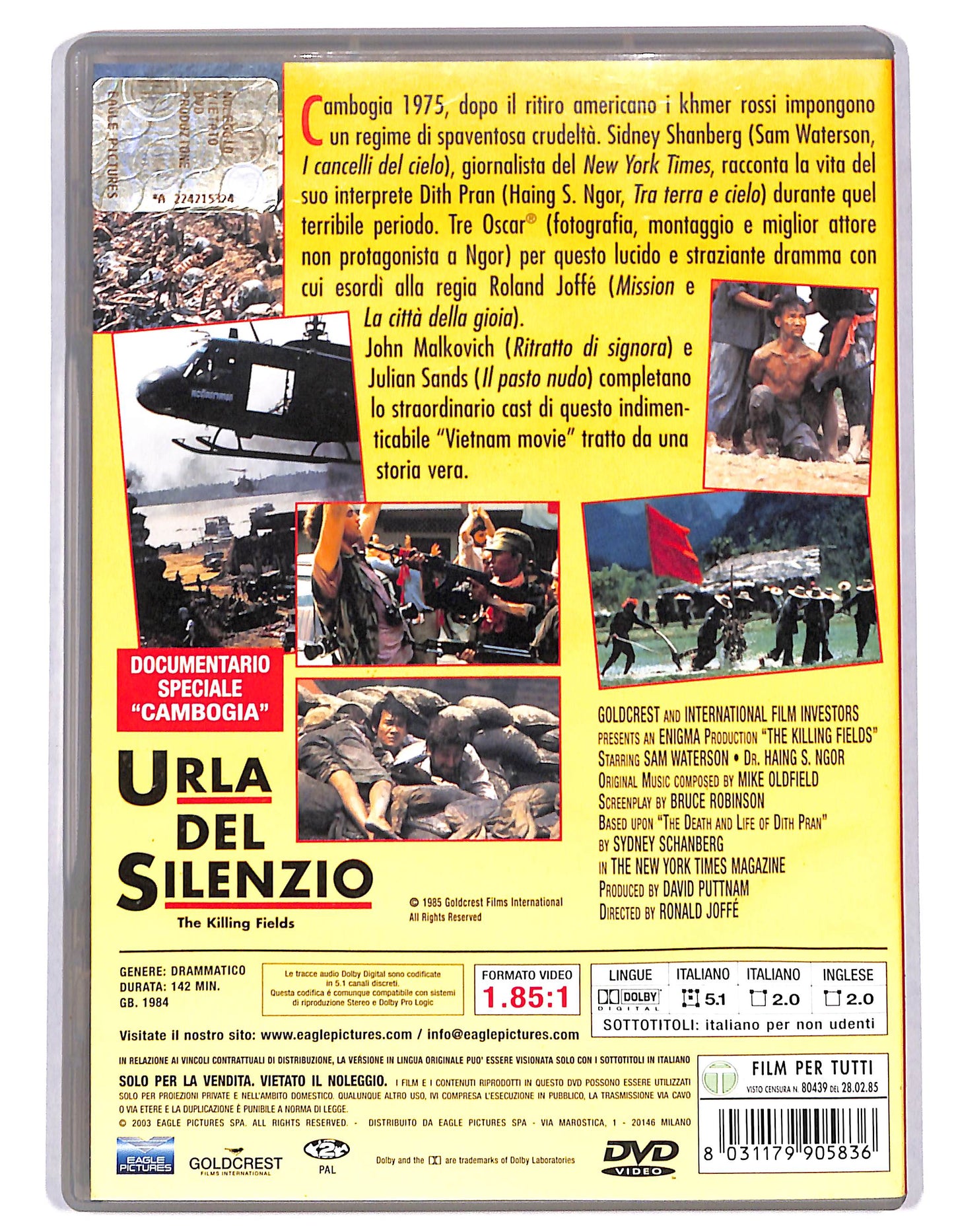 EBOND Urla del silenzio DVD D733733