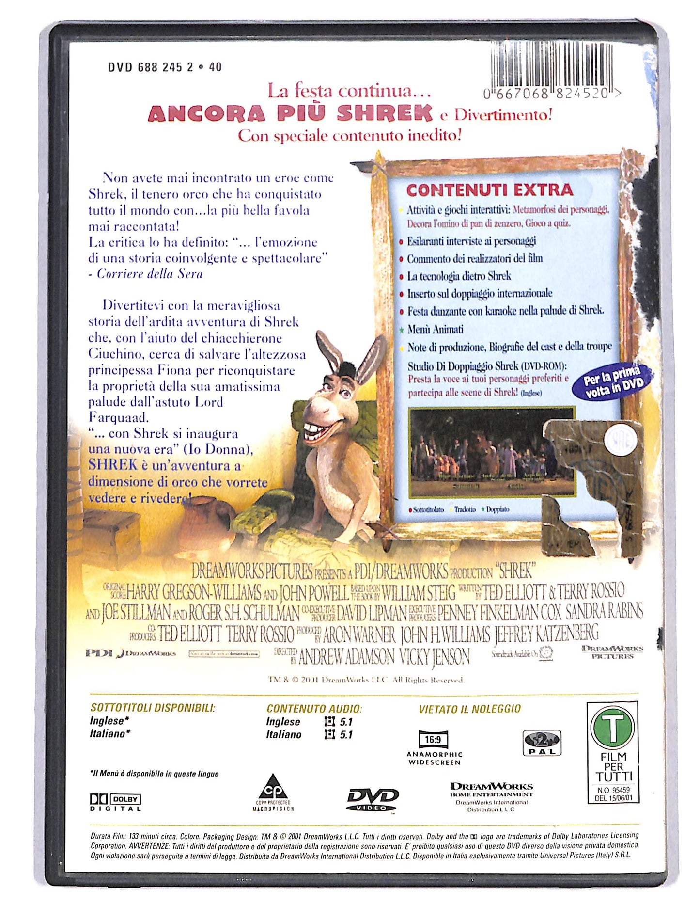EBOND shrek DVD D733749
