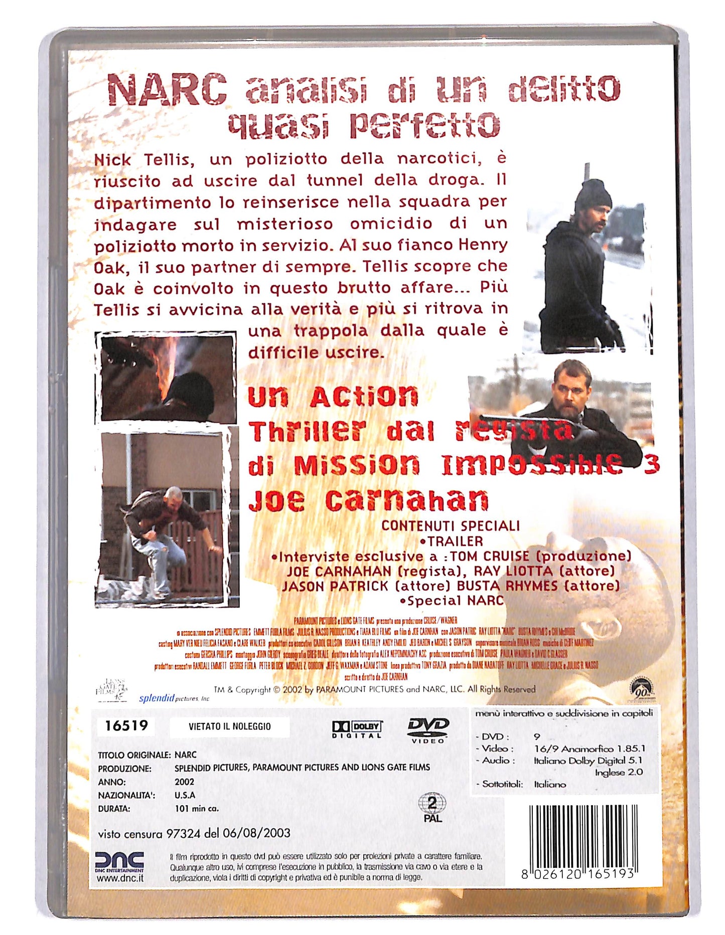 EBOND narc DVD D733761