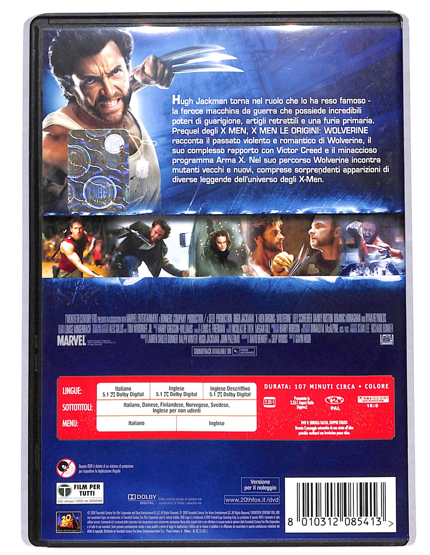 EBOND X-Men Le origini - Wolverine NOLEGGIO DVD D733822
