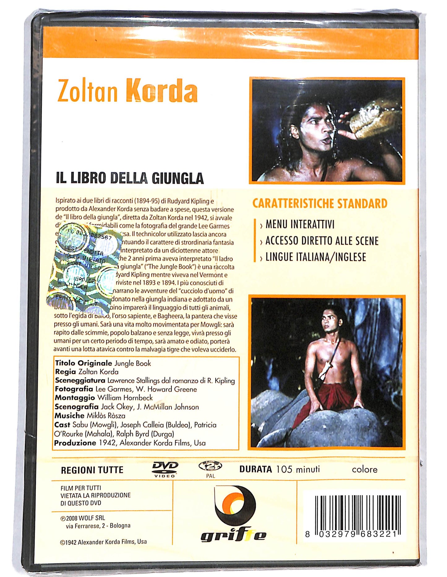 EBOND Il Libro Della Giungla (1942) DVD D733930