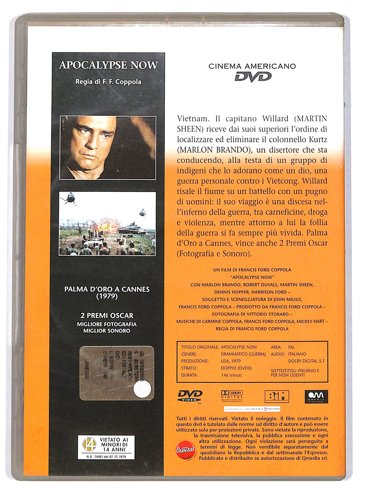 EBOND Apocalypse Now EDITORIALE DVD D734019