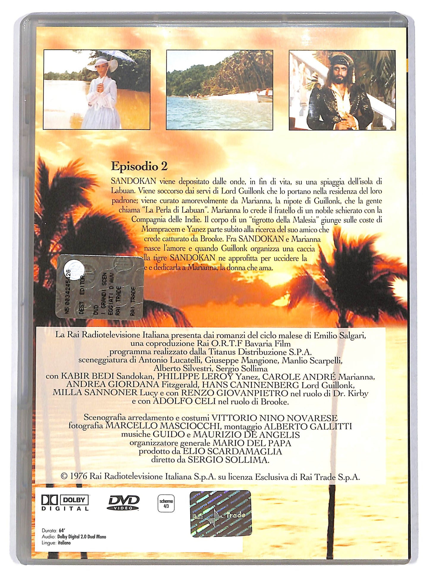 EBOND Sandokan vol.2 Ep.2 EDITORIALE DVD D734052