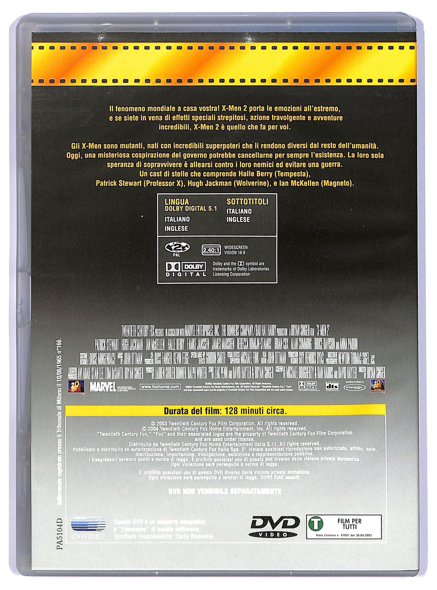 EBOND X-Men 2 EDITORIALE DVD D734102