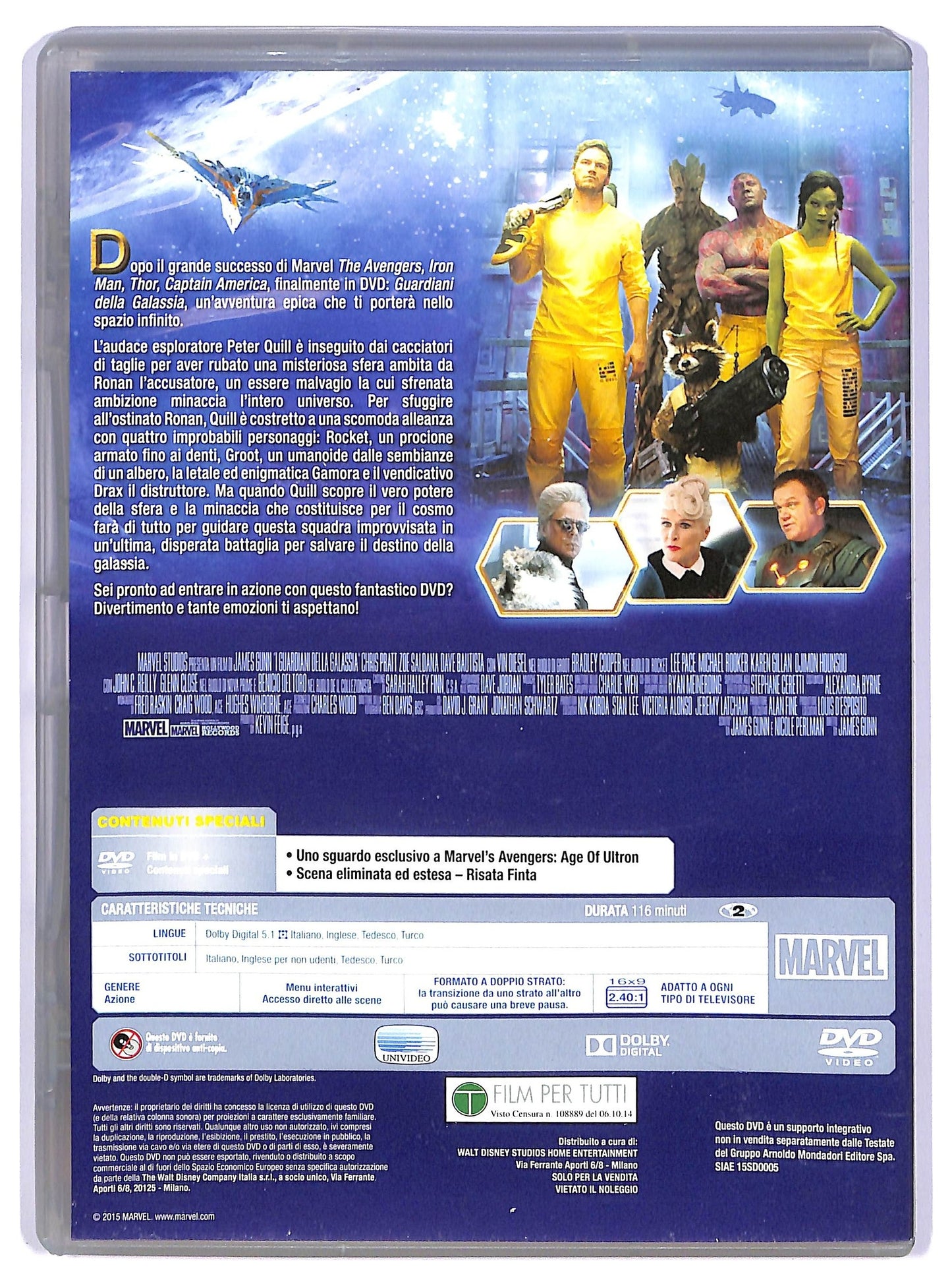 EBOND Guardiani della Galassia EDITORIALE DVD D734153