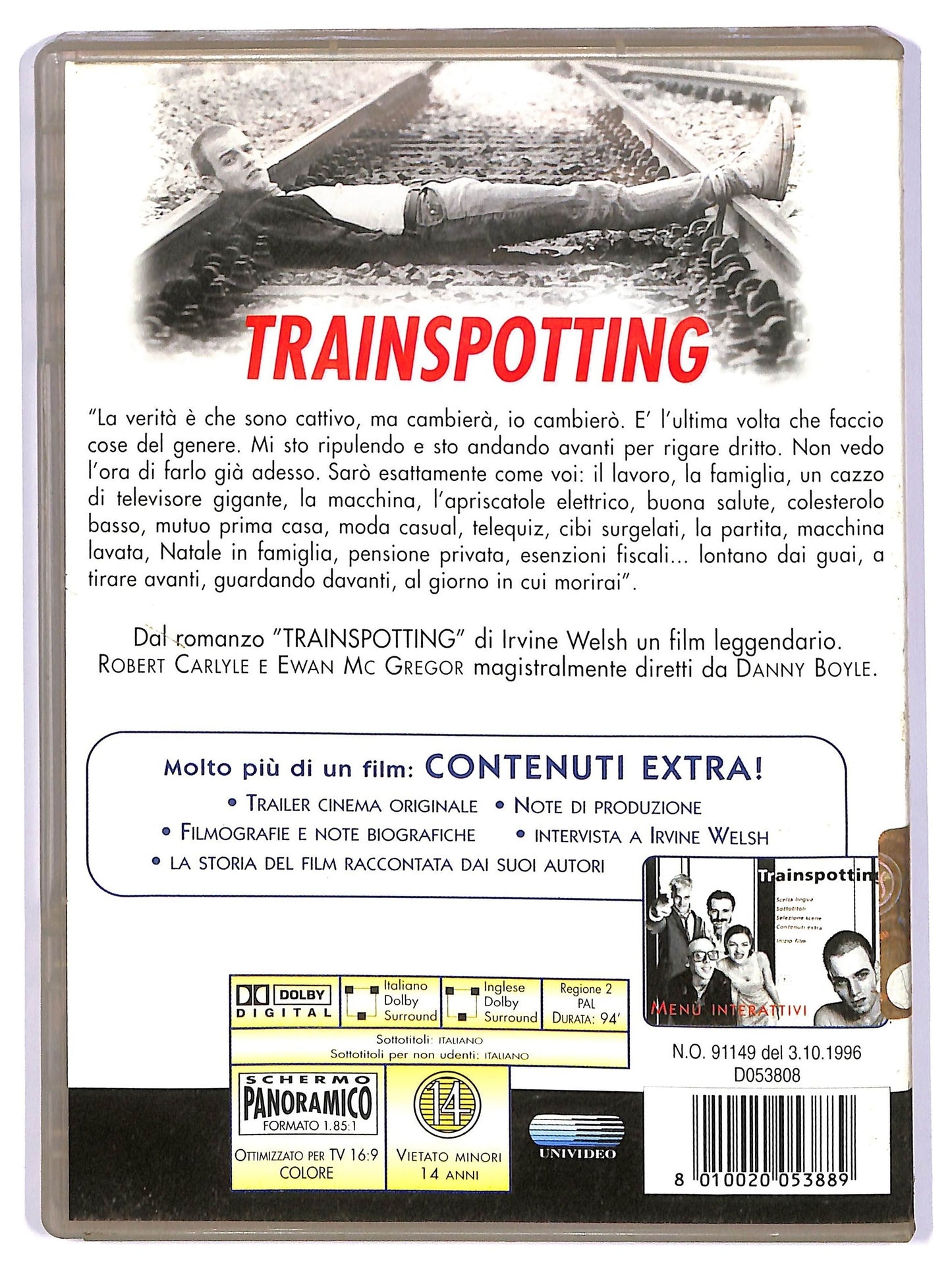 EBOND trainspotting DVD D734360