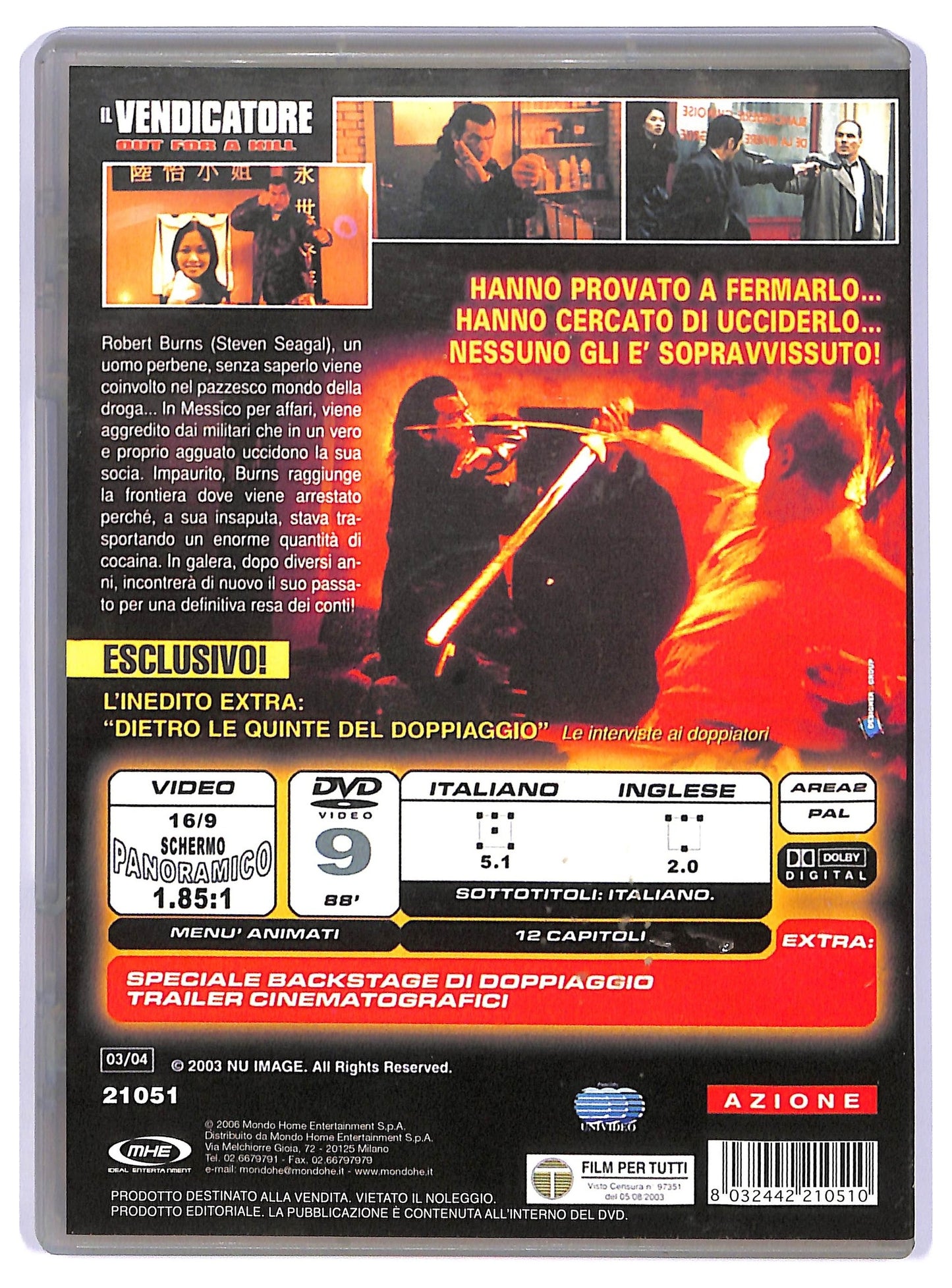 EBOND il vendicatore DVD EDITORIALE D734408