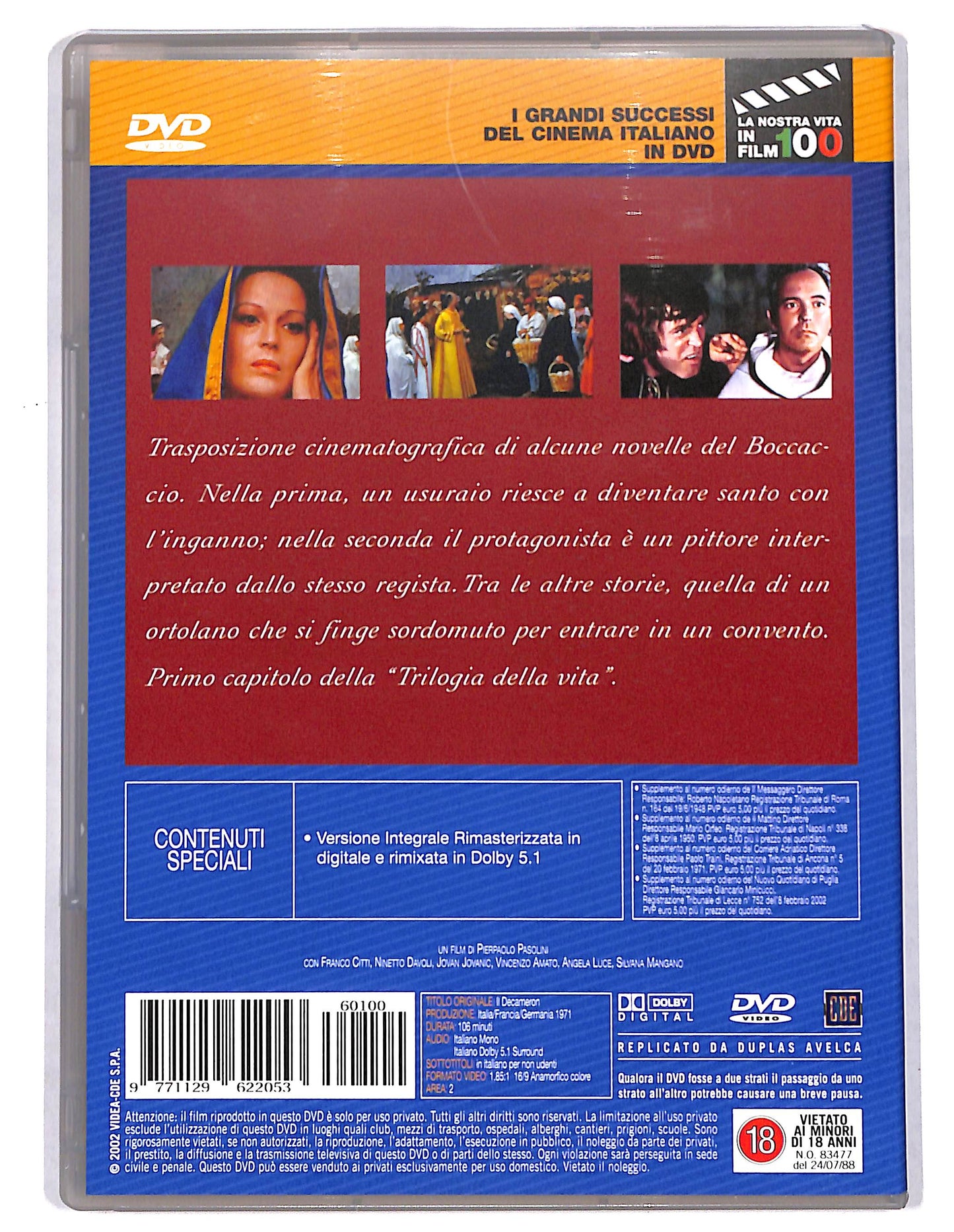 EBOND Il Decameron DVD Editoriale EDITORIALE D734630