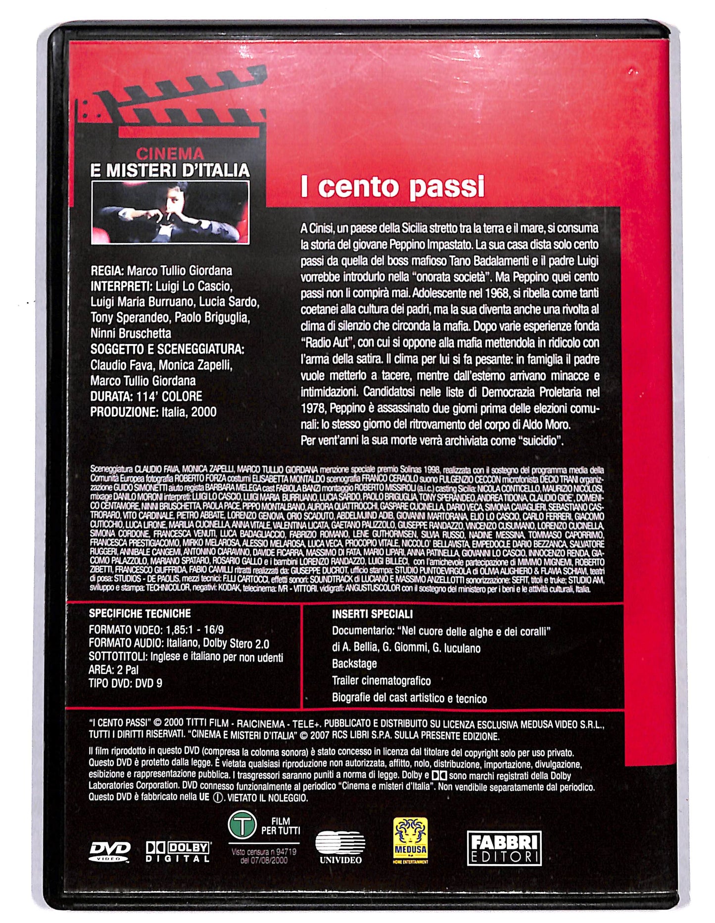 EBOND I cento passi EDITORIALE DVD D734712