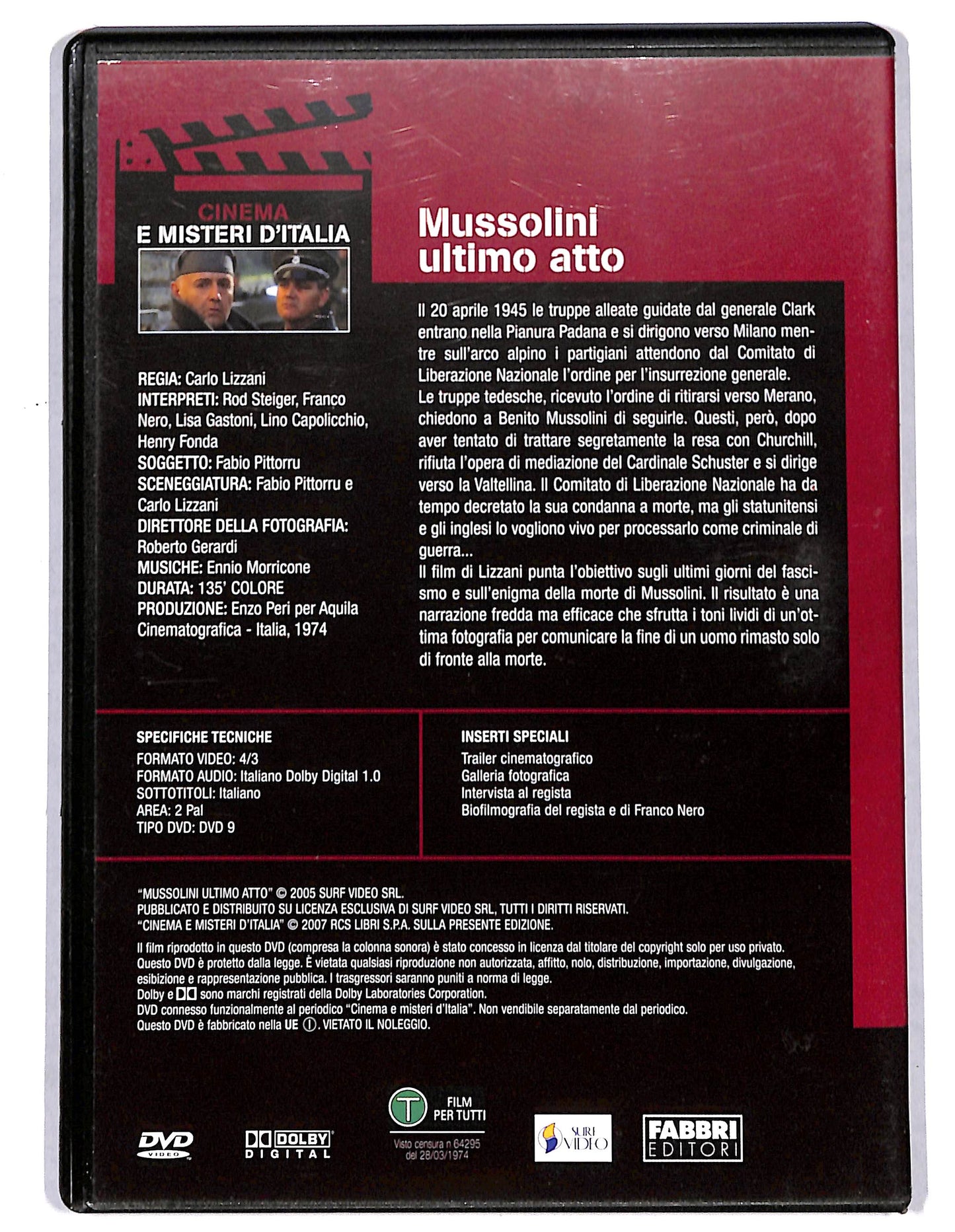 EBOND Mussolini ultimo atto EDITORIALE DVD D734717