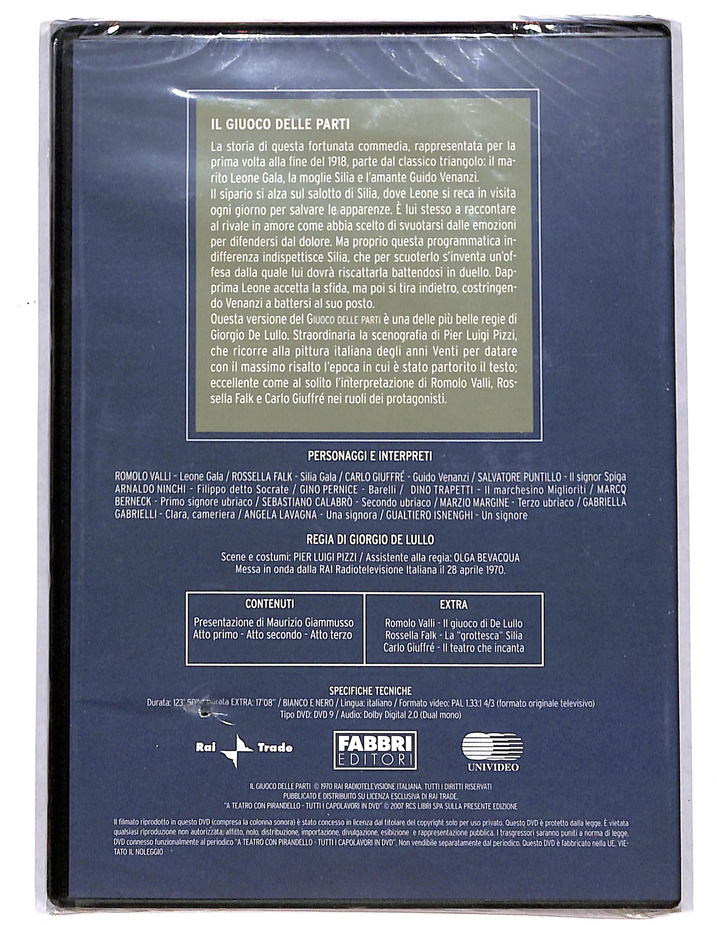 EBOND Il giuoco delle parti - A Teatro Con Pirandello EDITORIALE DVD D734725