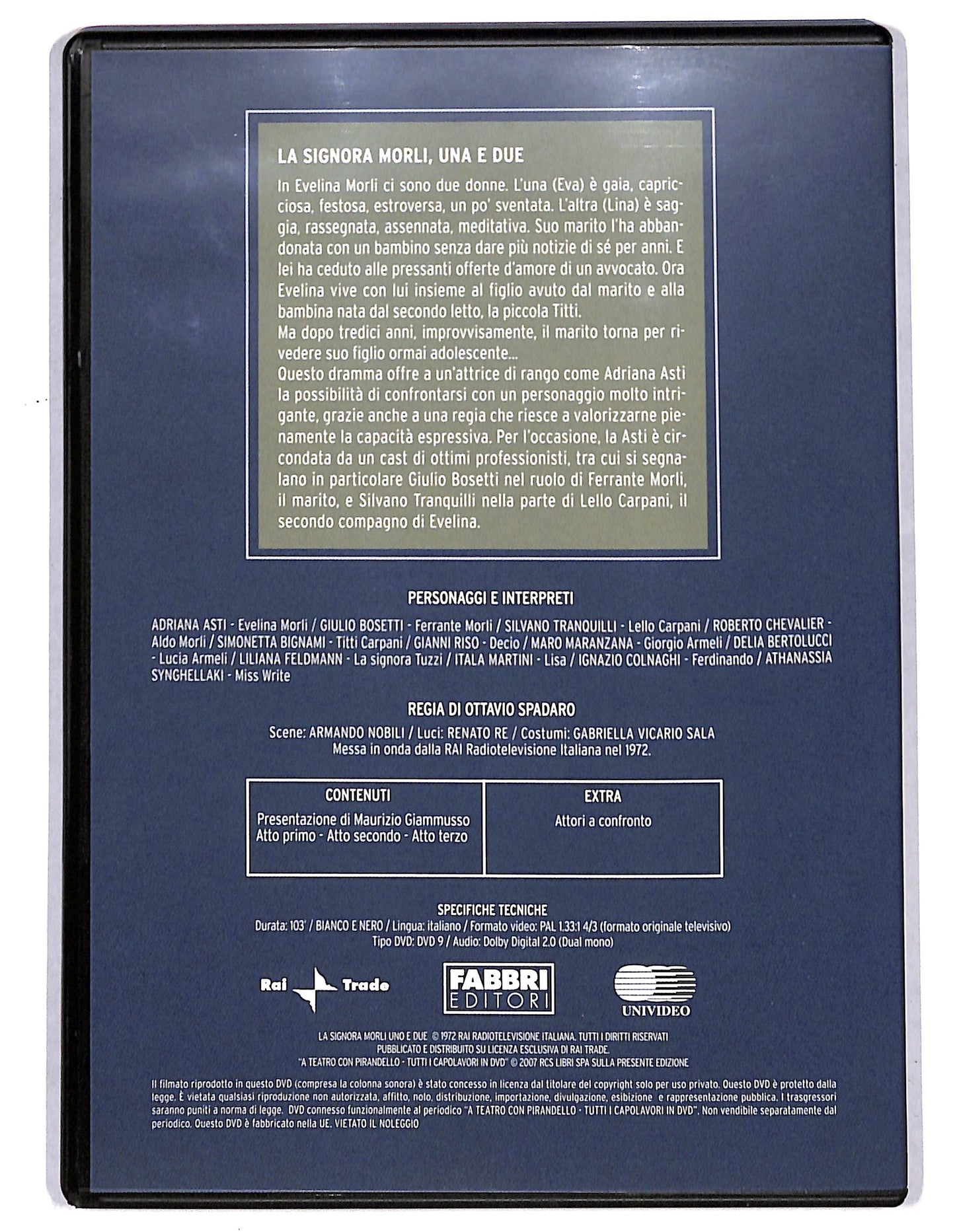 EBOND La Signora Morli Una E Due DVD D734740