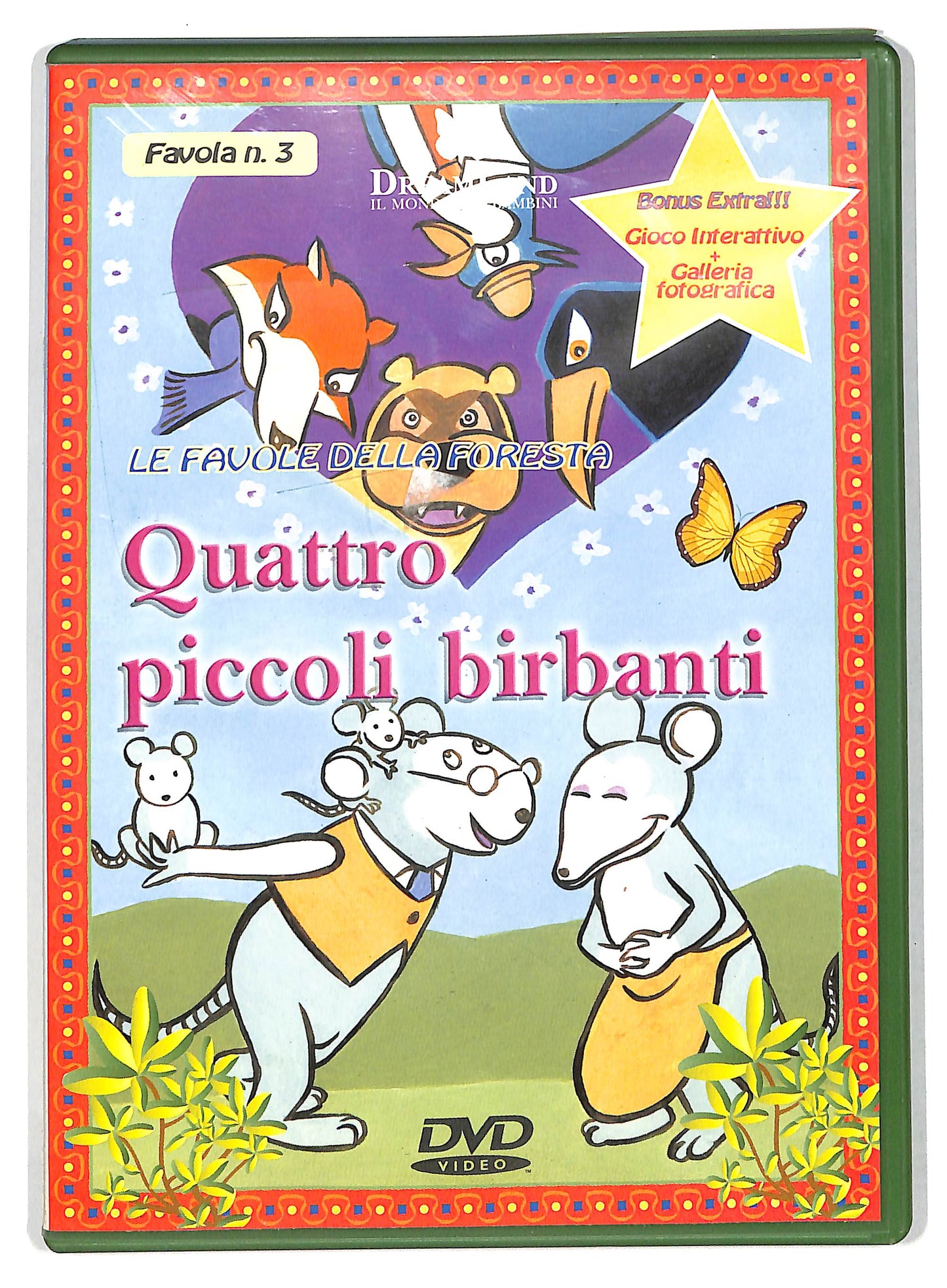 EBOND Le Favole della Foresta Quattro Piccoli Birbanti vol 3 DVD D735315
