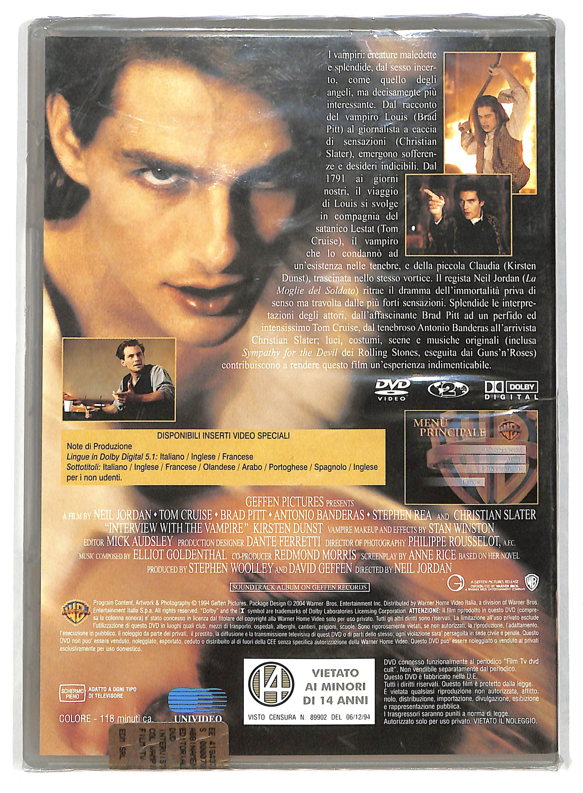 EBOND Intervista Col Vampiro Con Tom Cruice DVD D735321