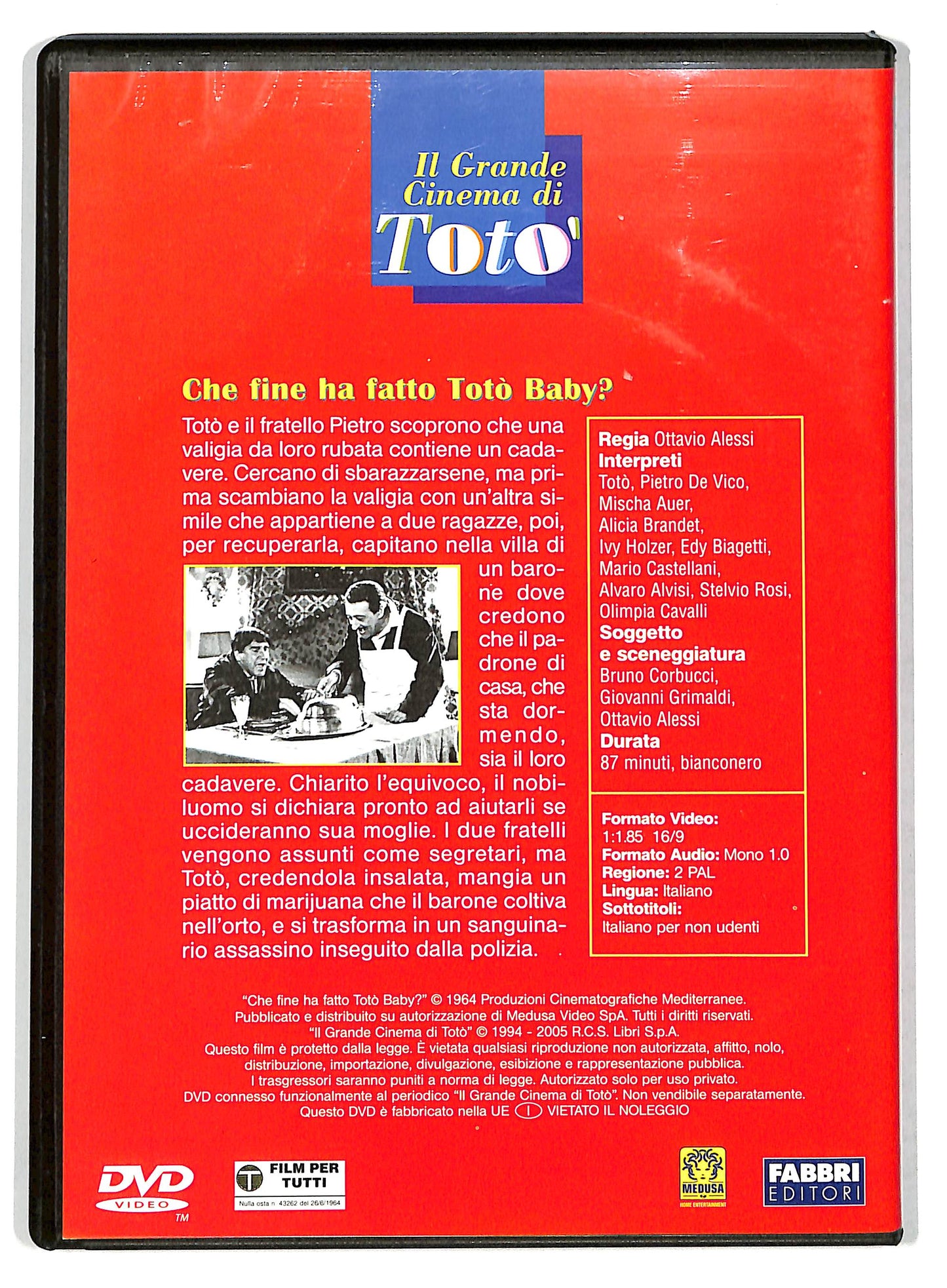 EBOND toto' - Che fine ha fatto Toto Baby? EDITORIALE DVD D735354