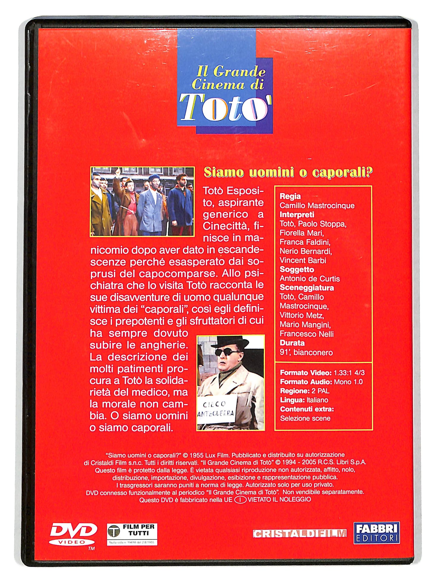 EBOND Siamo uomini o caporali EDITORIALE DVD D735404