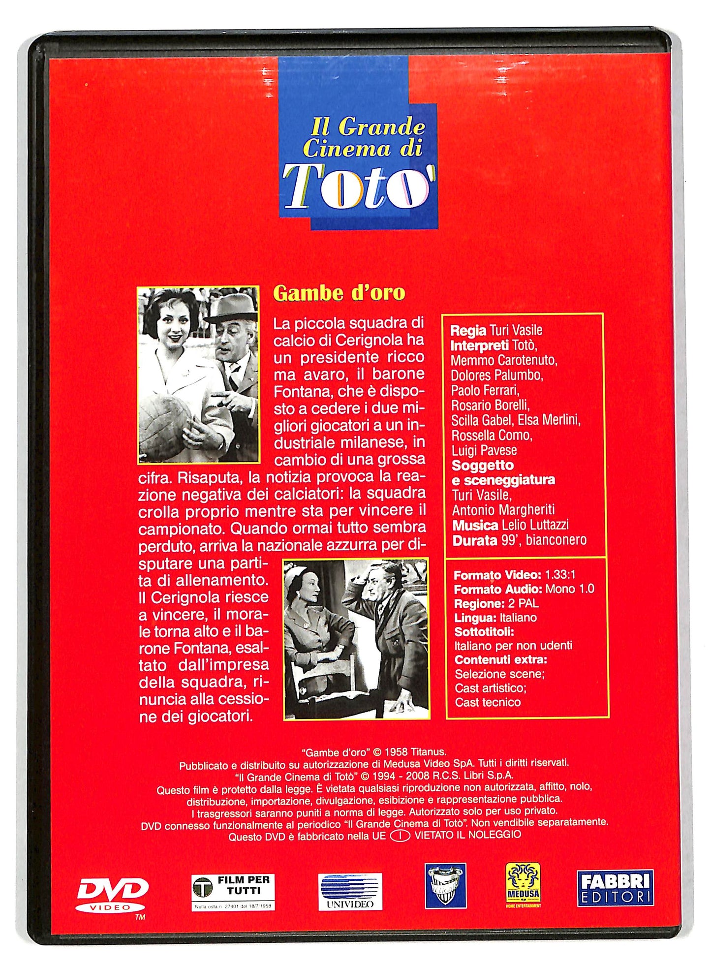 EBOND Gambe d'oro - EDITORIALE DVD D735409