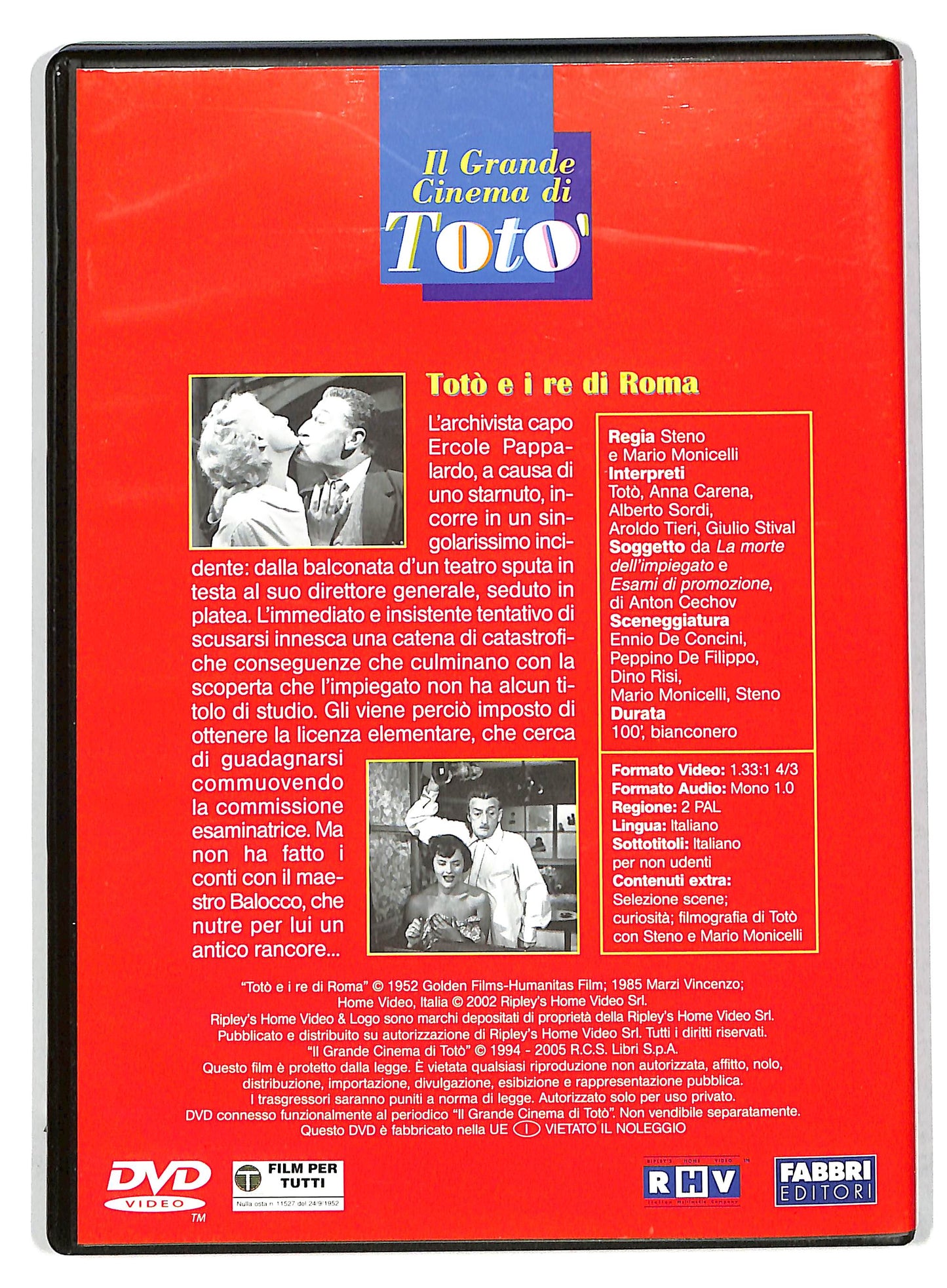 EBOND Toto e i Re Di Roma Il Grande Cinema Di Toto DVD Editoriale EDITORIALE D735433