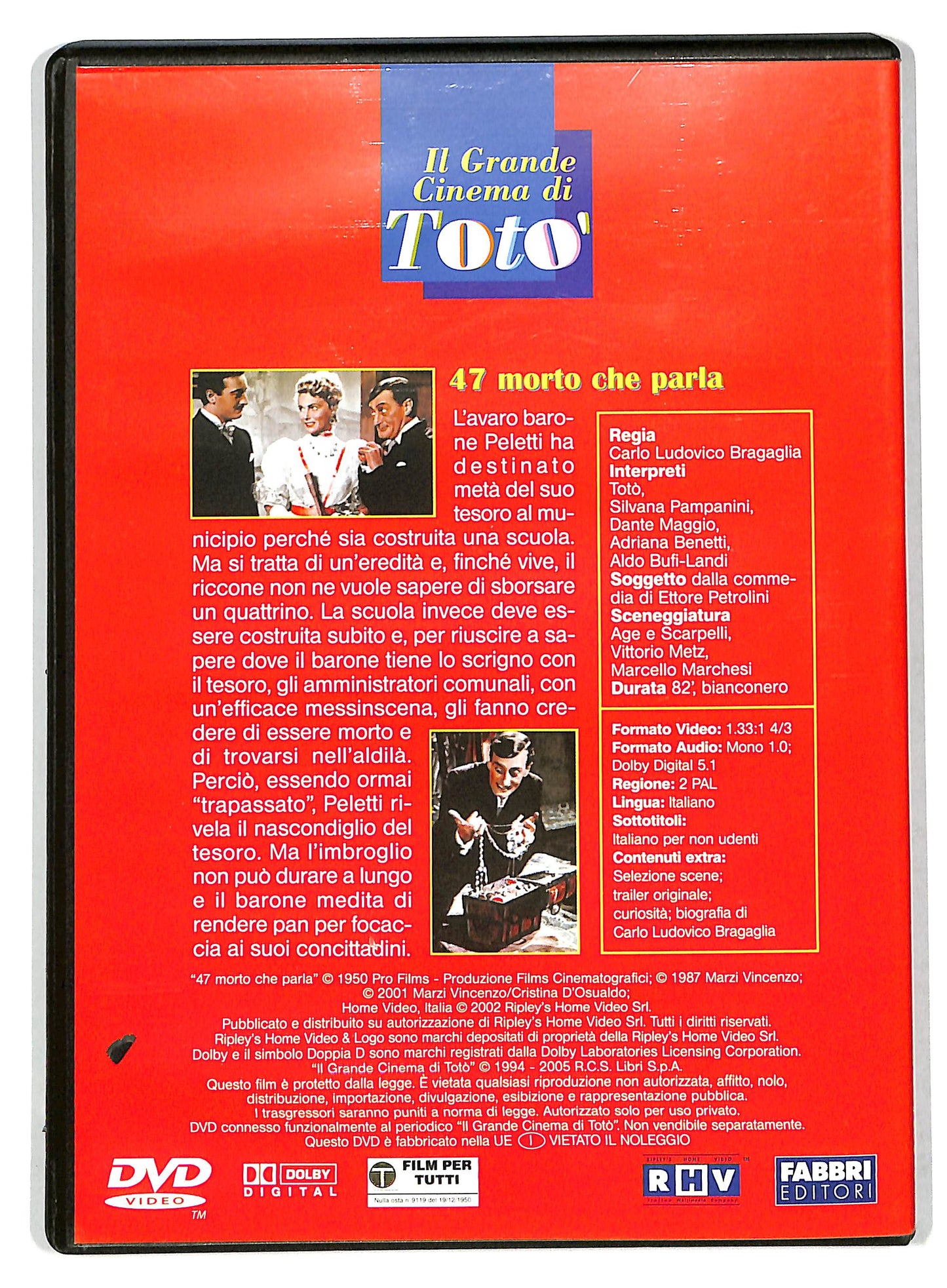 EBOND toto' - 47 morto che parla EDITORIALE DVD D735438