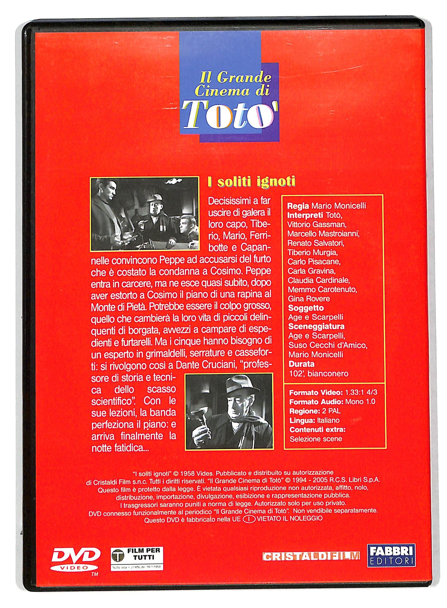 EBOND I soliti ignoti EDITORIALE DVD D735443