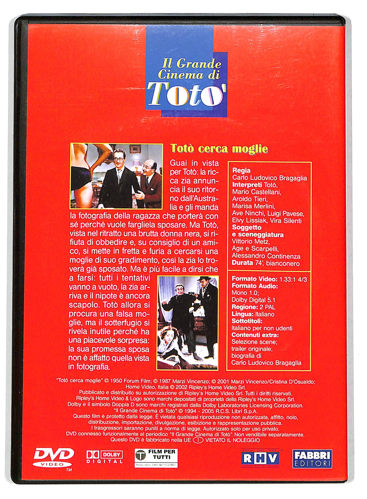 EBOND Toto cerca moglie - EDITORIALE DVD D735462