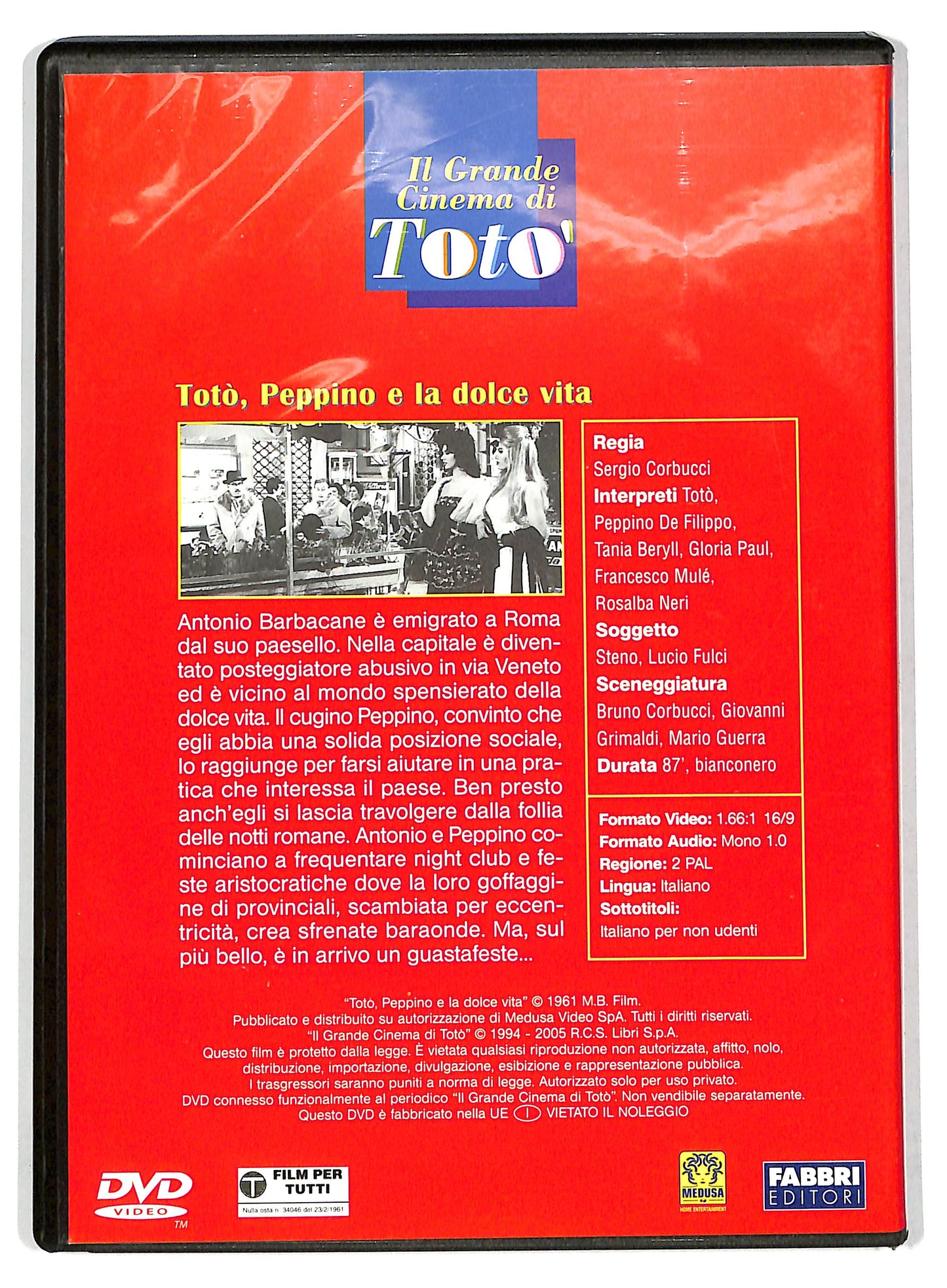 EBOND Toto, Peppino e... la dolce vita EDITORIALE DVD D735522