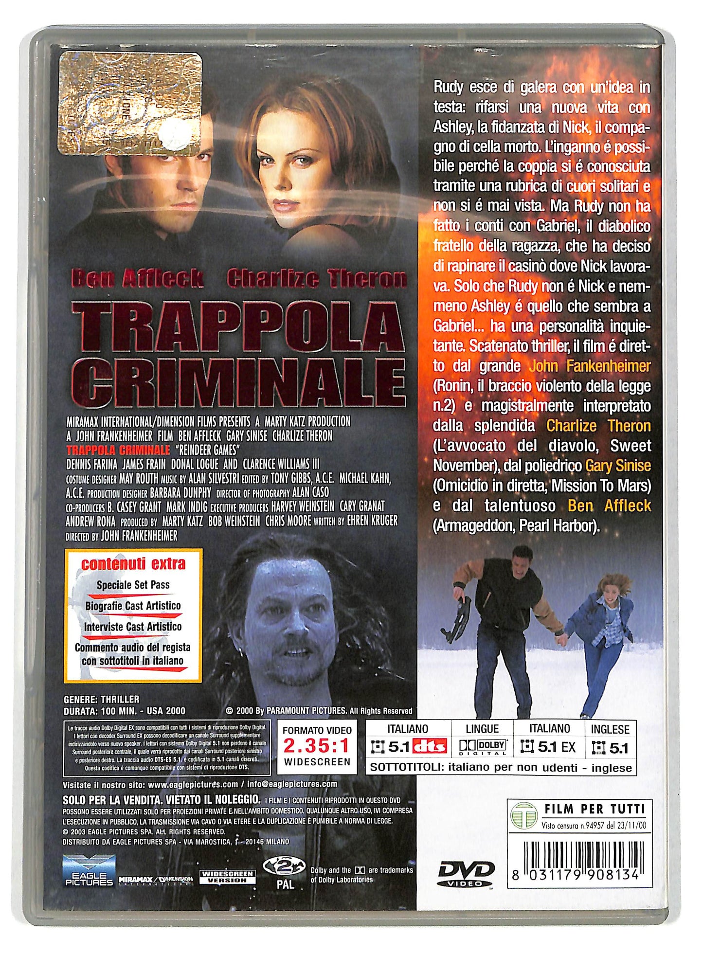 EBOND Trappola criminale DVD D735563