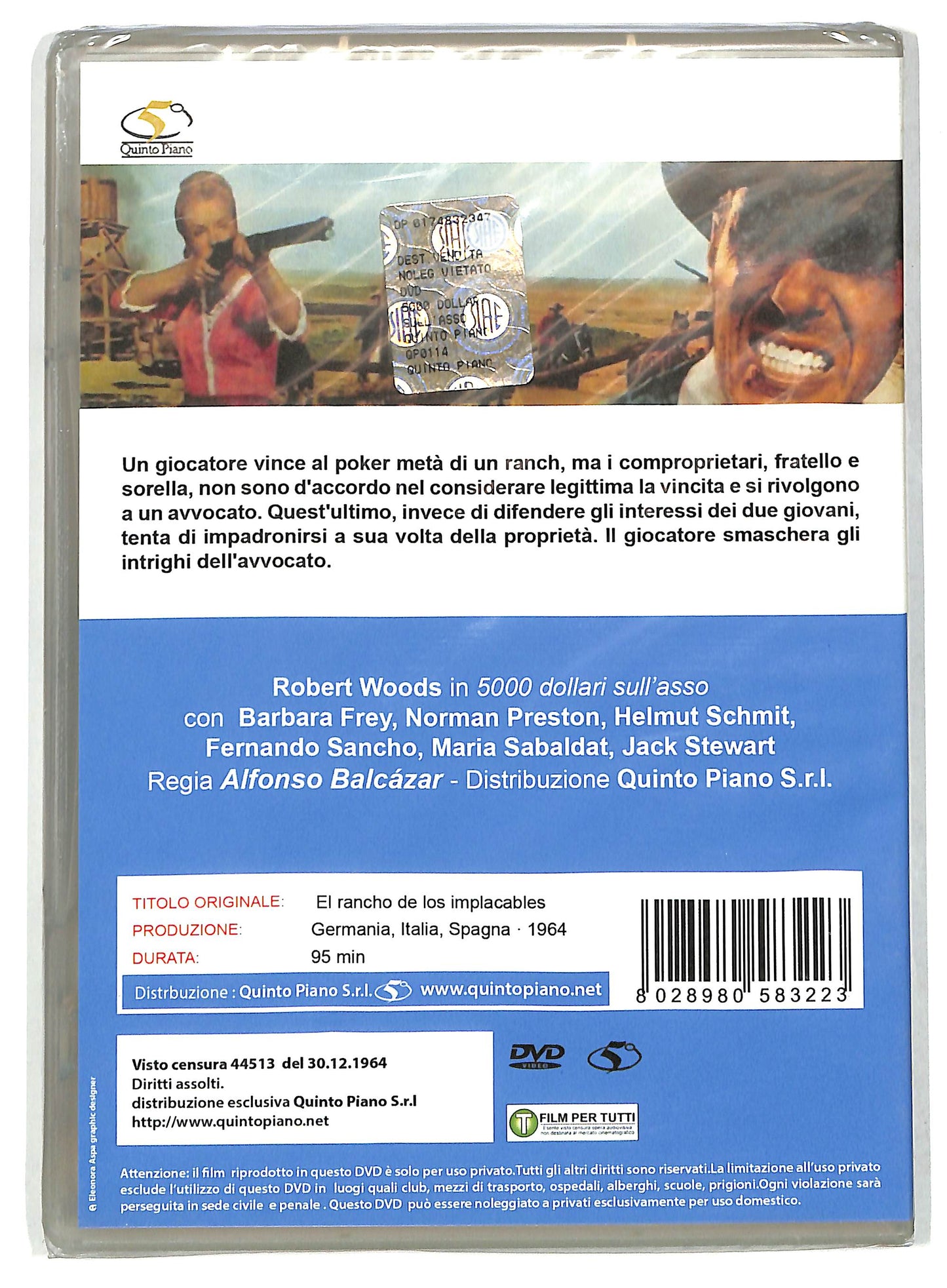 EBOND 5000 Dollari Sull'Asso DVD D735644
