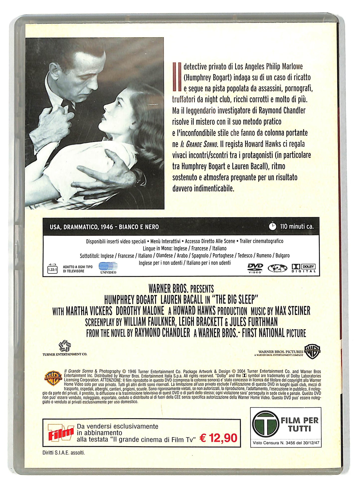 EBOND Il grande sonno EDITORIALE DVD D735663