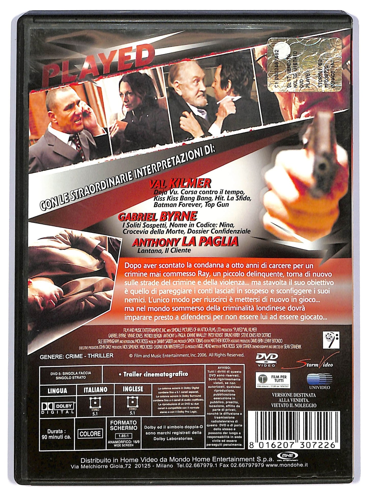 EBOND Played - Se non giochi muori DVD NOLEGGIO D735712
