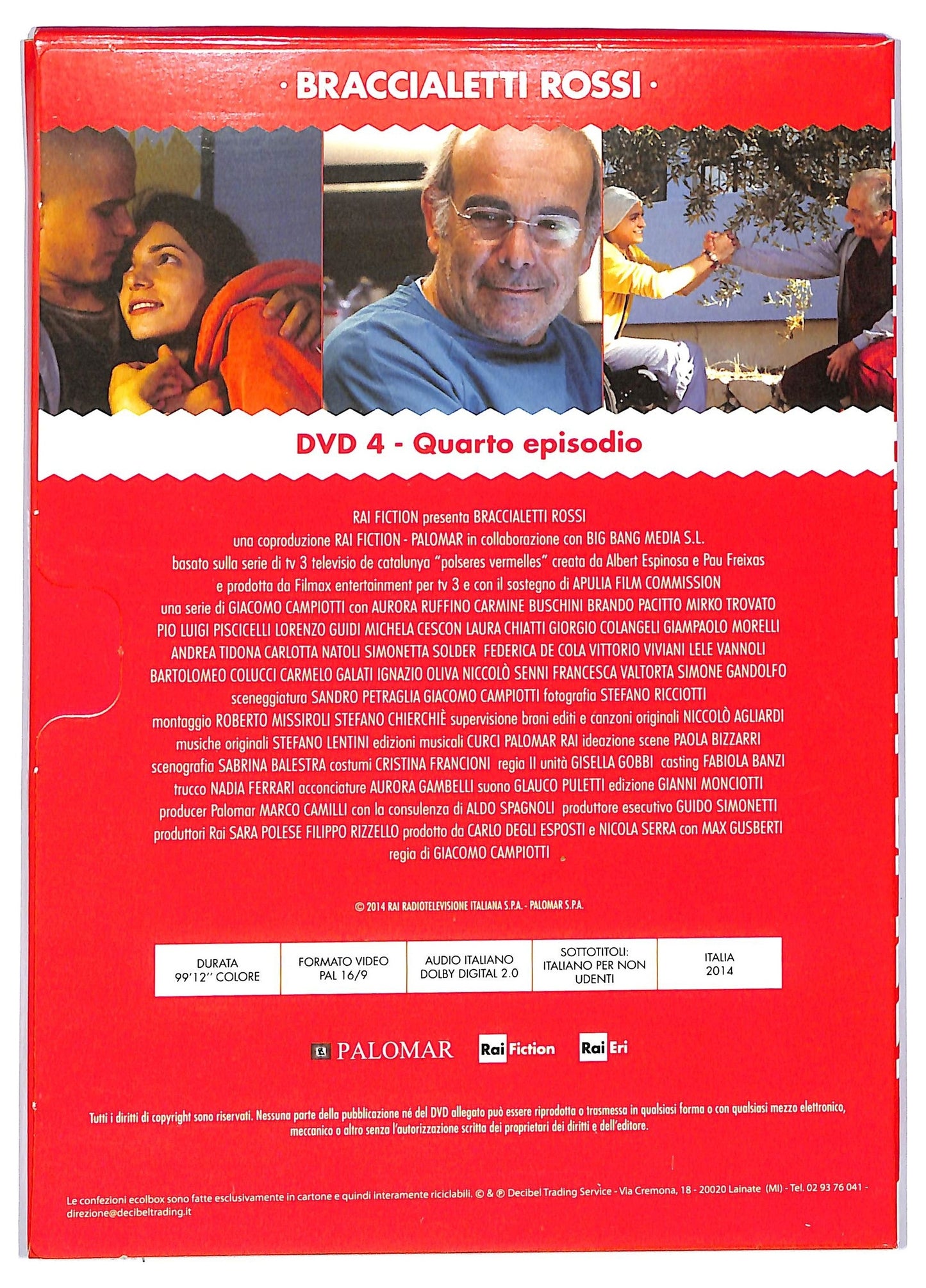 EBOND Braccialetti rossi DVD 4 - Quarto episodio EDITORIALE DVD D735736