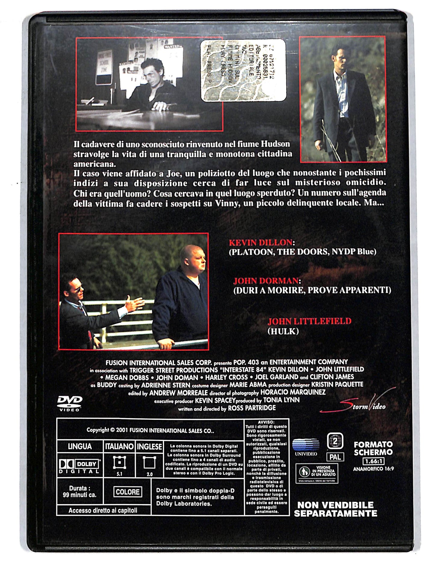 EBOND Crimini sul fiume Hudson EDITORIALE DVD D735831