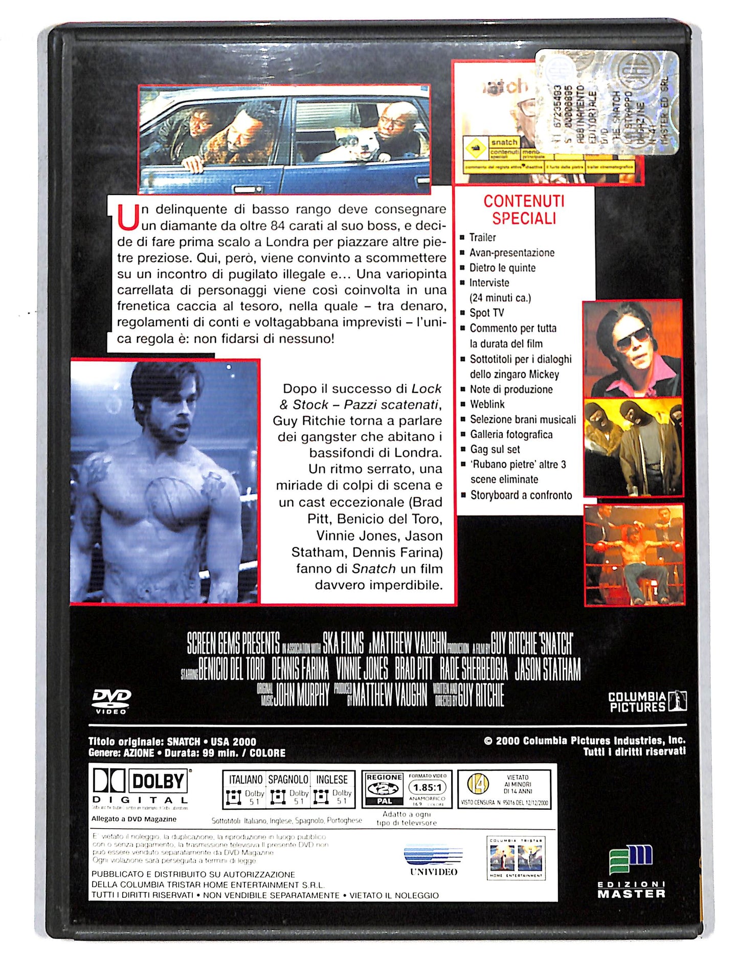 EBOND Snatch - Lo strappo EDITORIALE DVD D735844
