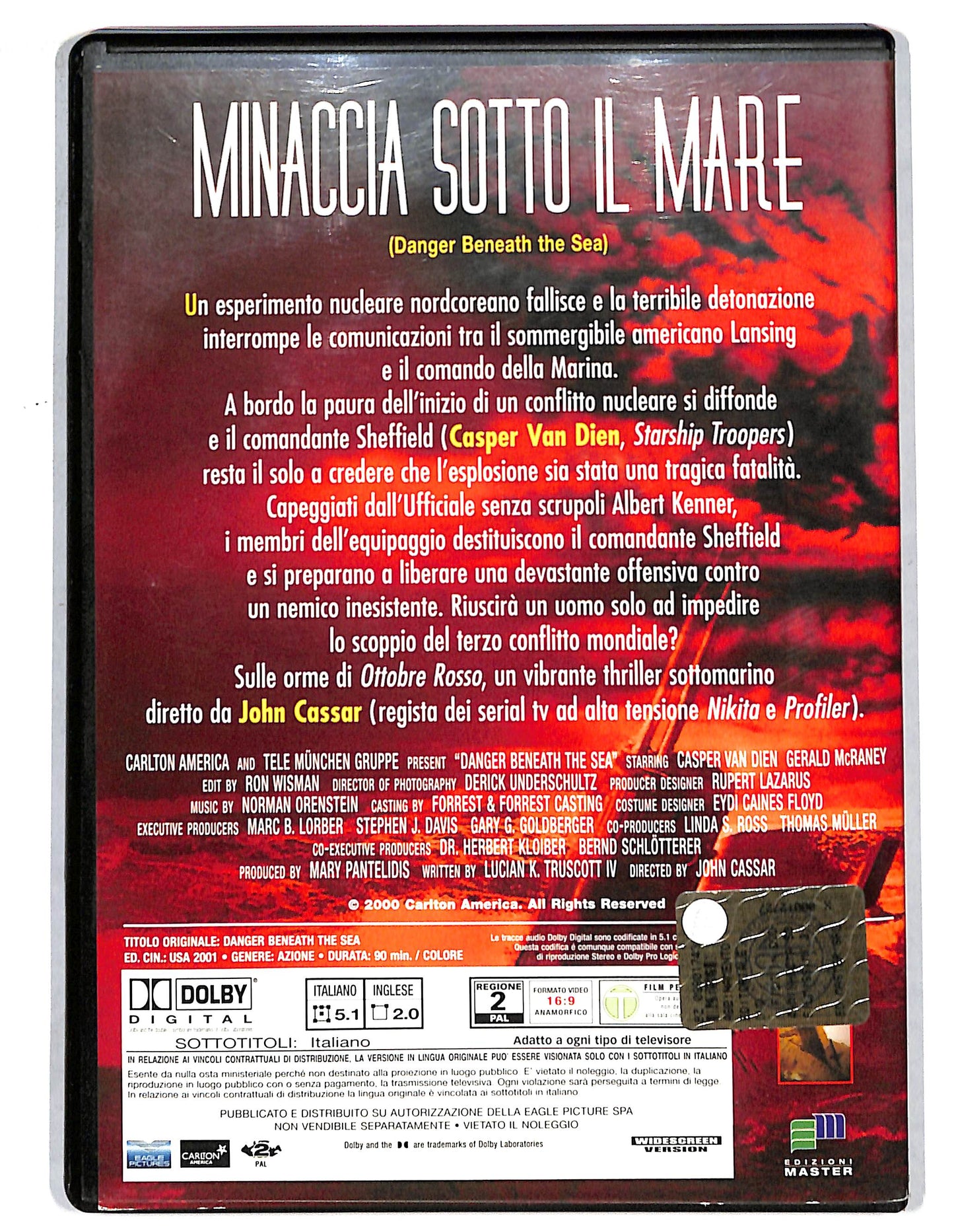 EBOND Minaccia sotto il mare EDITORIALE DVD D735848