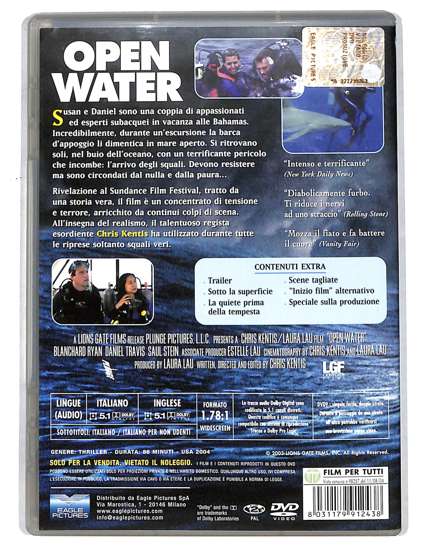 EBOND Open Water DVD D735921