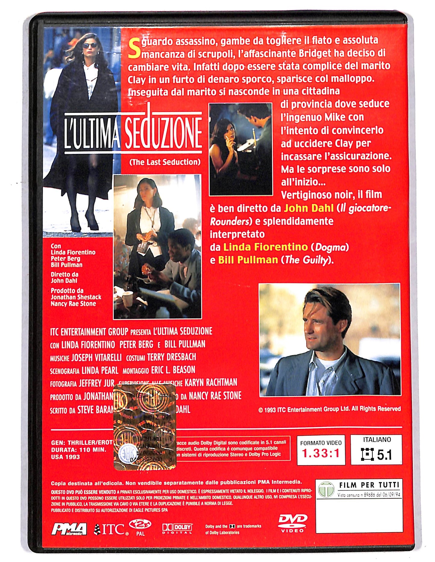 EBOND L'ultima seduzione EDITORIALE DVD D736002