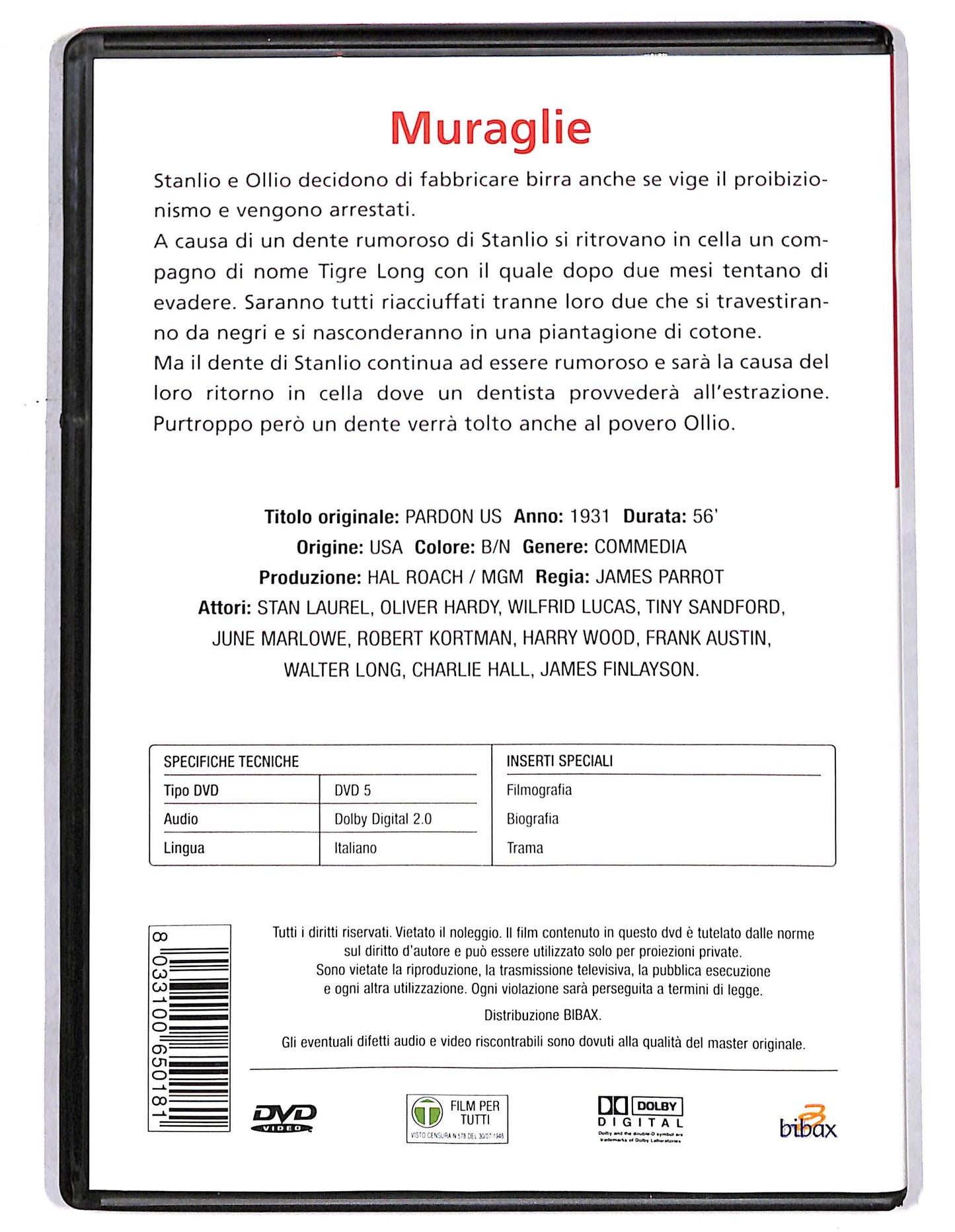 EBOND muraglie DVD D736015