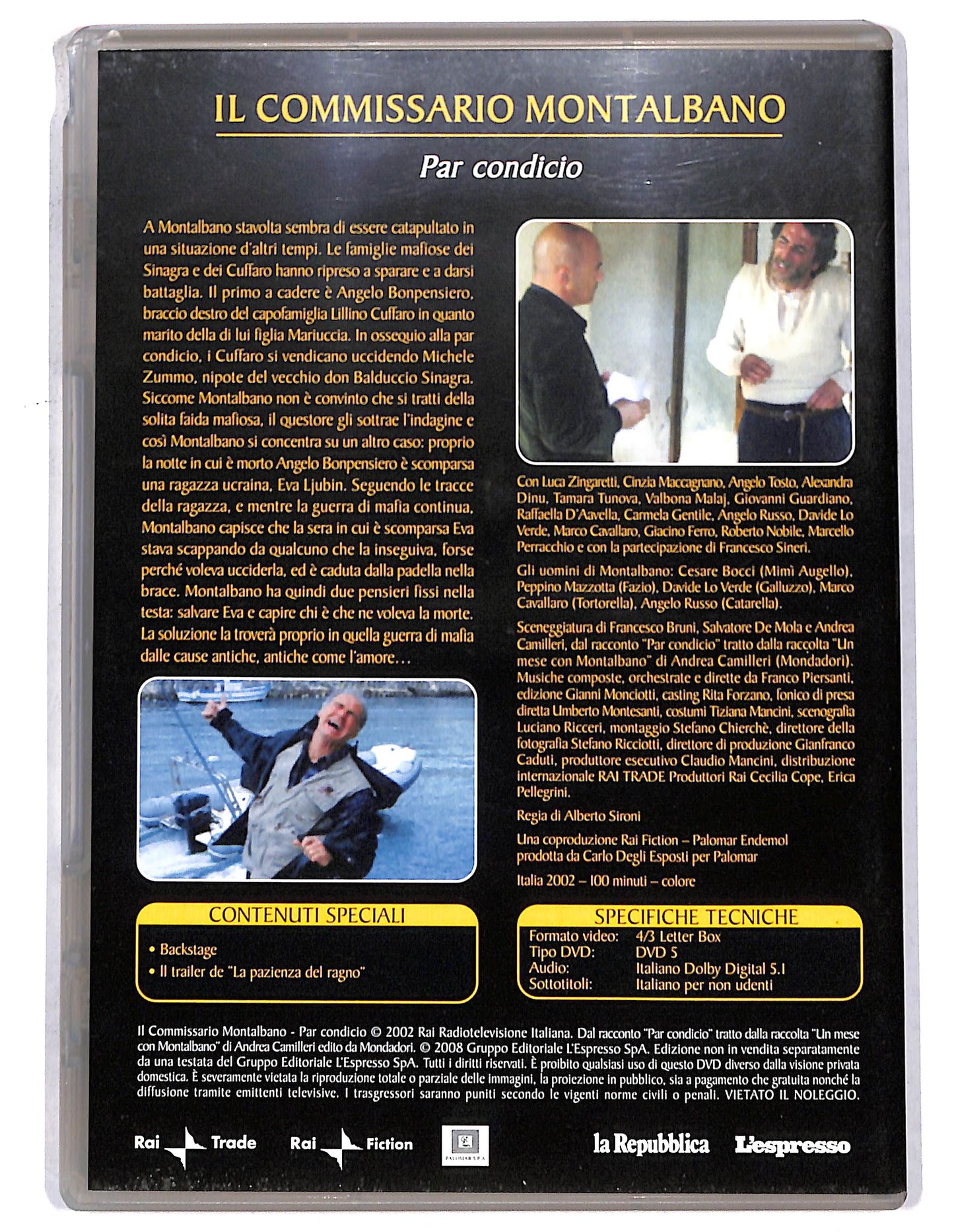 EBOND Il commissario Montalbano 12 - Par condicio EDITORIALE DVD D736043