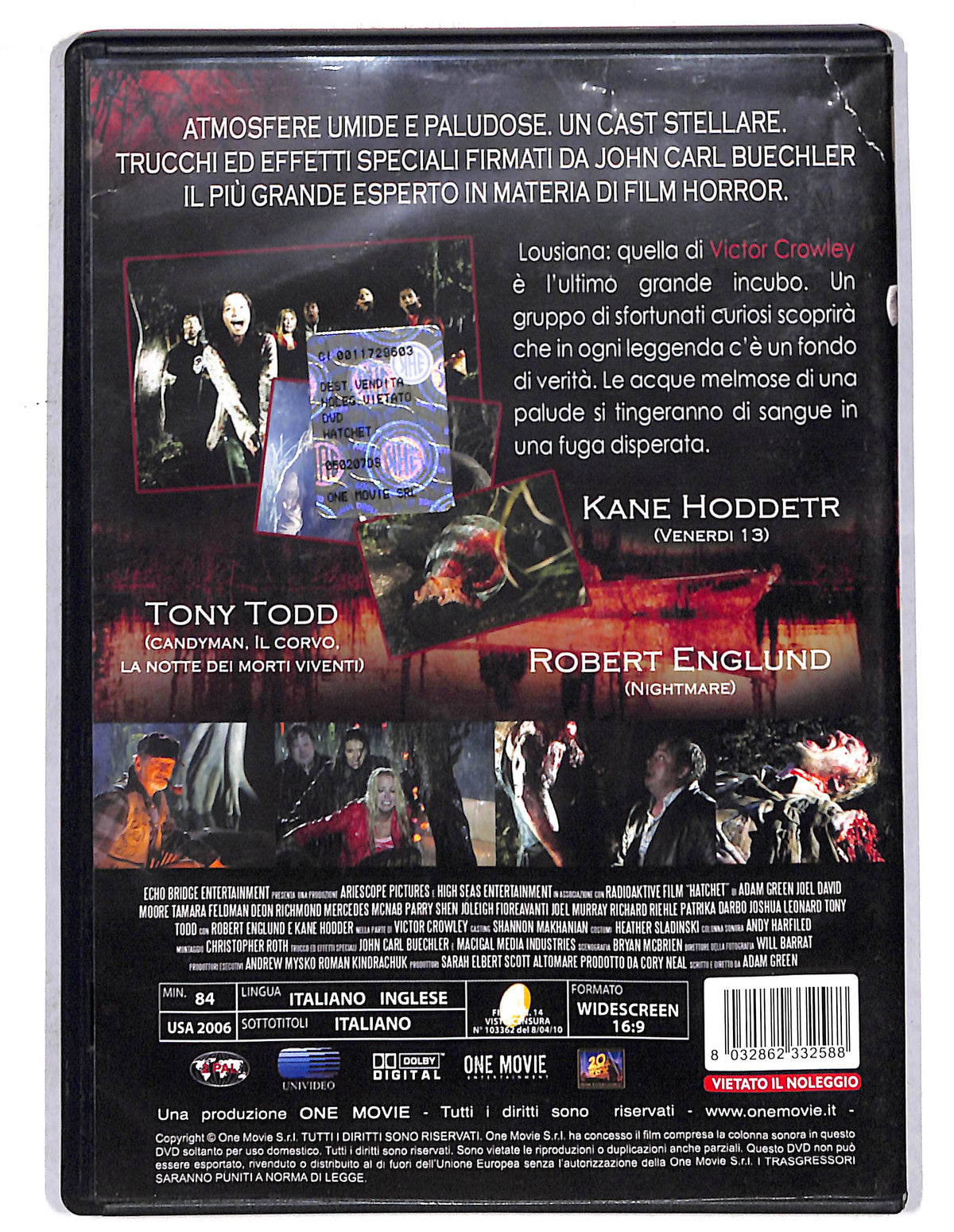 EBOND Hatchet - Old school american horror DVD D736105