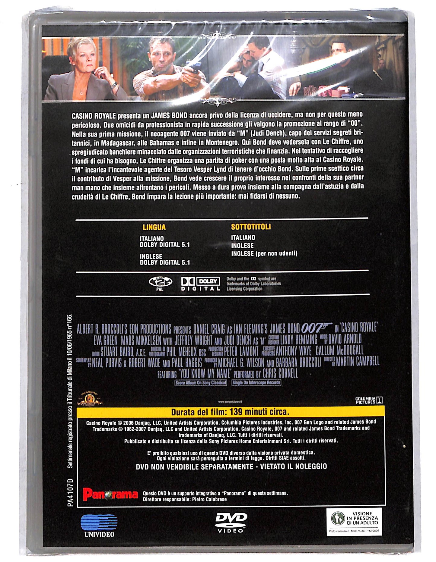 EBOND Casino Royale EDITORIALE DVD D736129