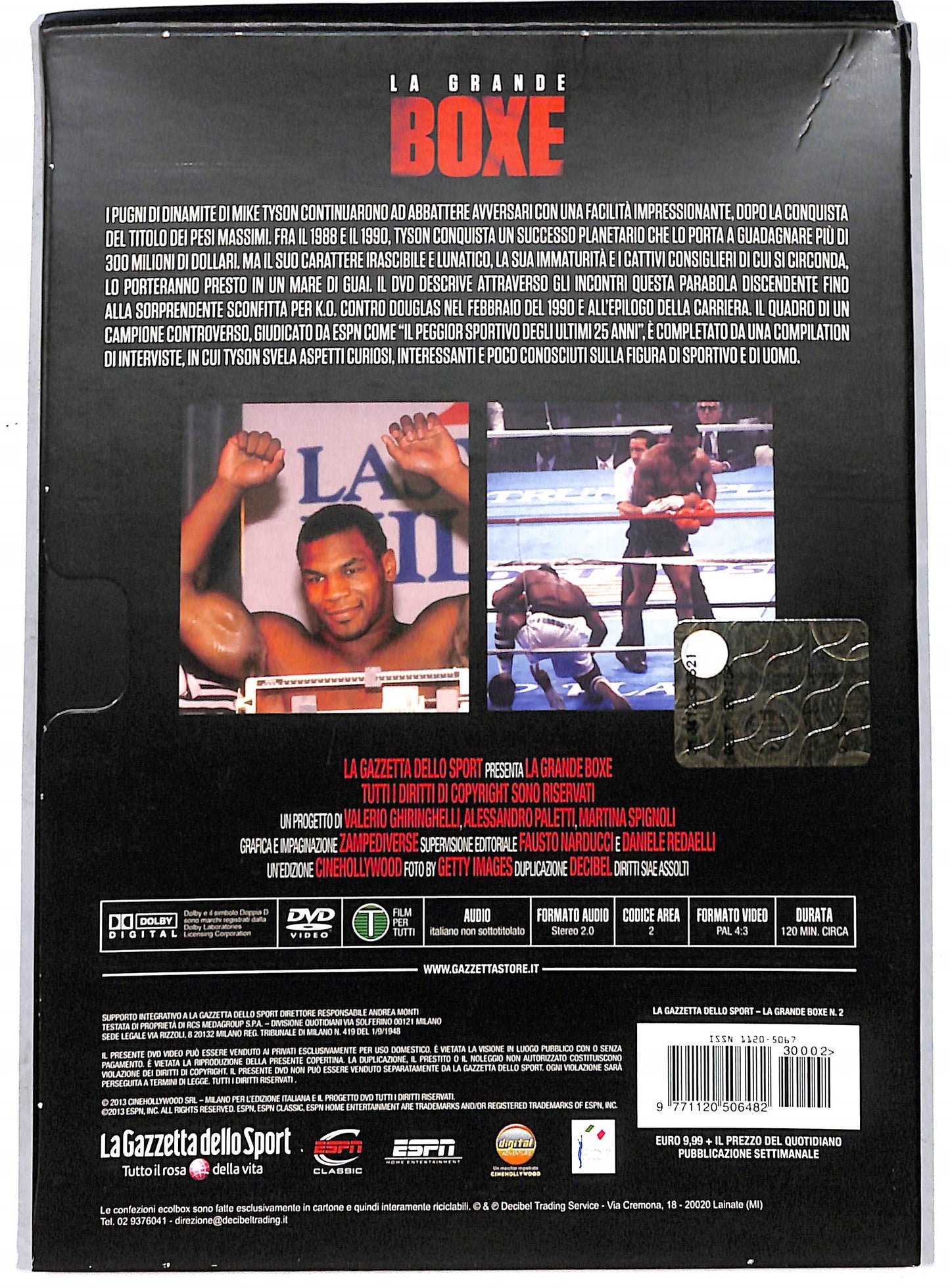 EBOND Mike Tyson - Le Origini del Mito (Parte 2) EDITORIALE DVD D736227