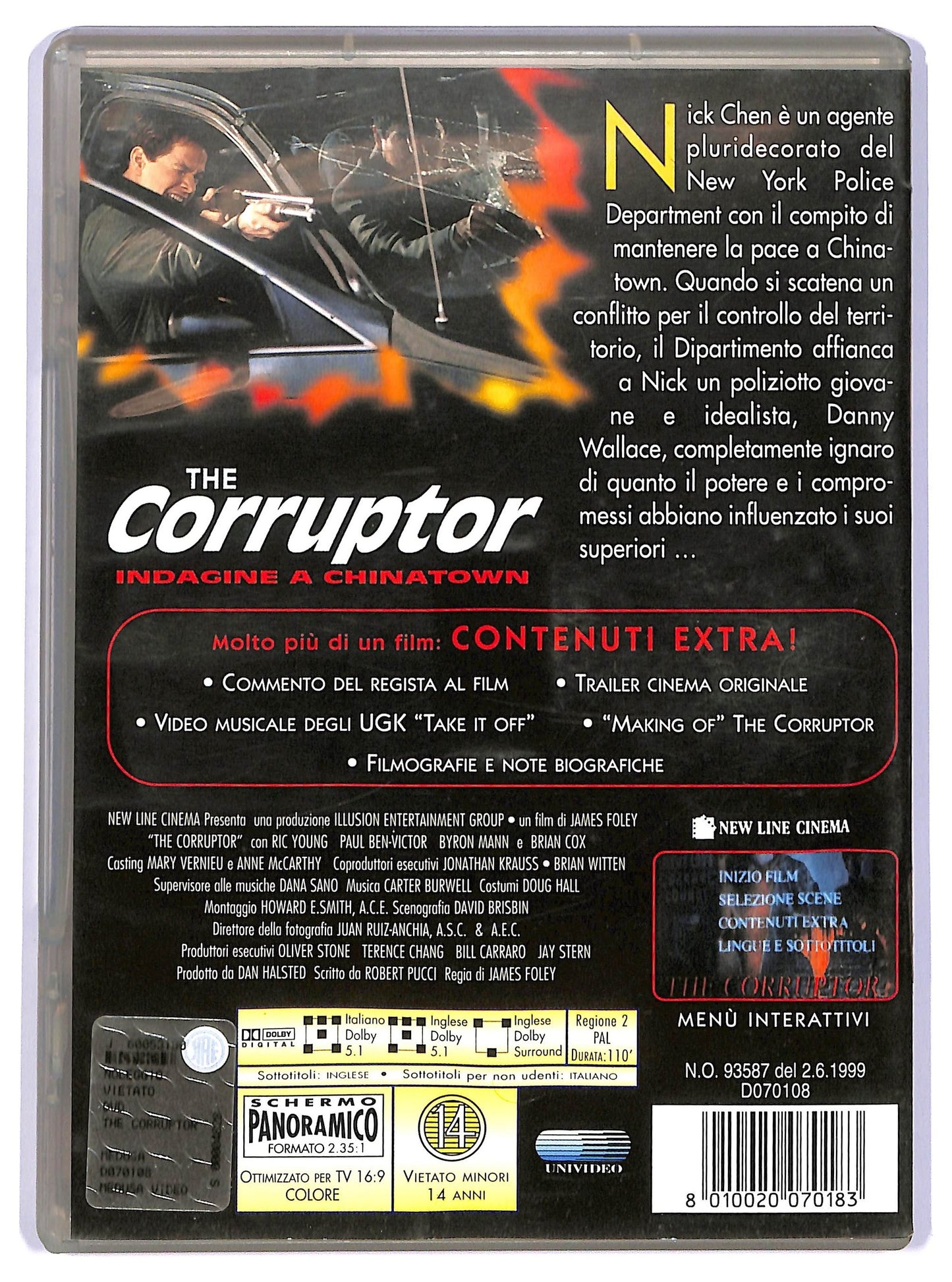 EBOND The Corruptor Indagine a Chinatown DVD D736314
