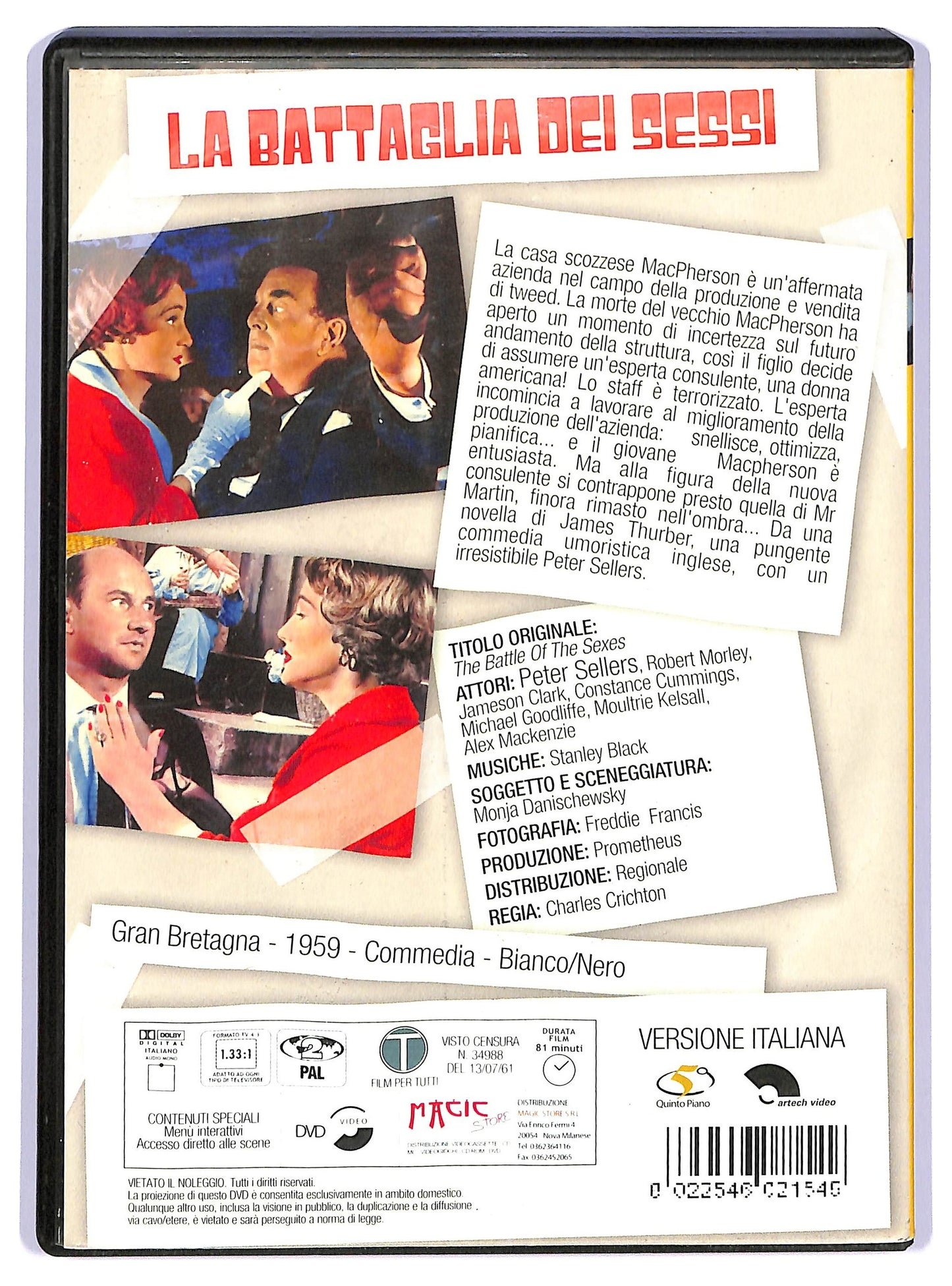 EBOND La battaglia dei sessi DVD D736322