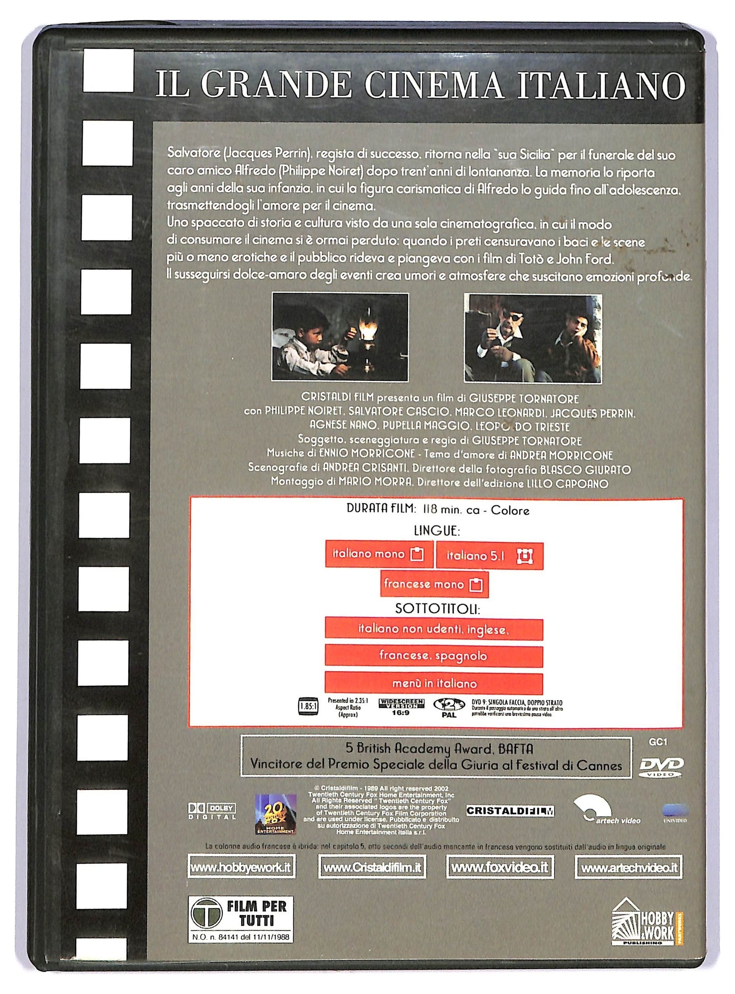 EBOND Nuovo Cinema Paradiso EDITORIALE DVD D736347