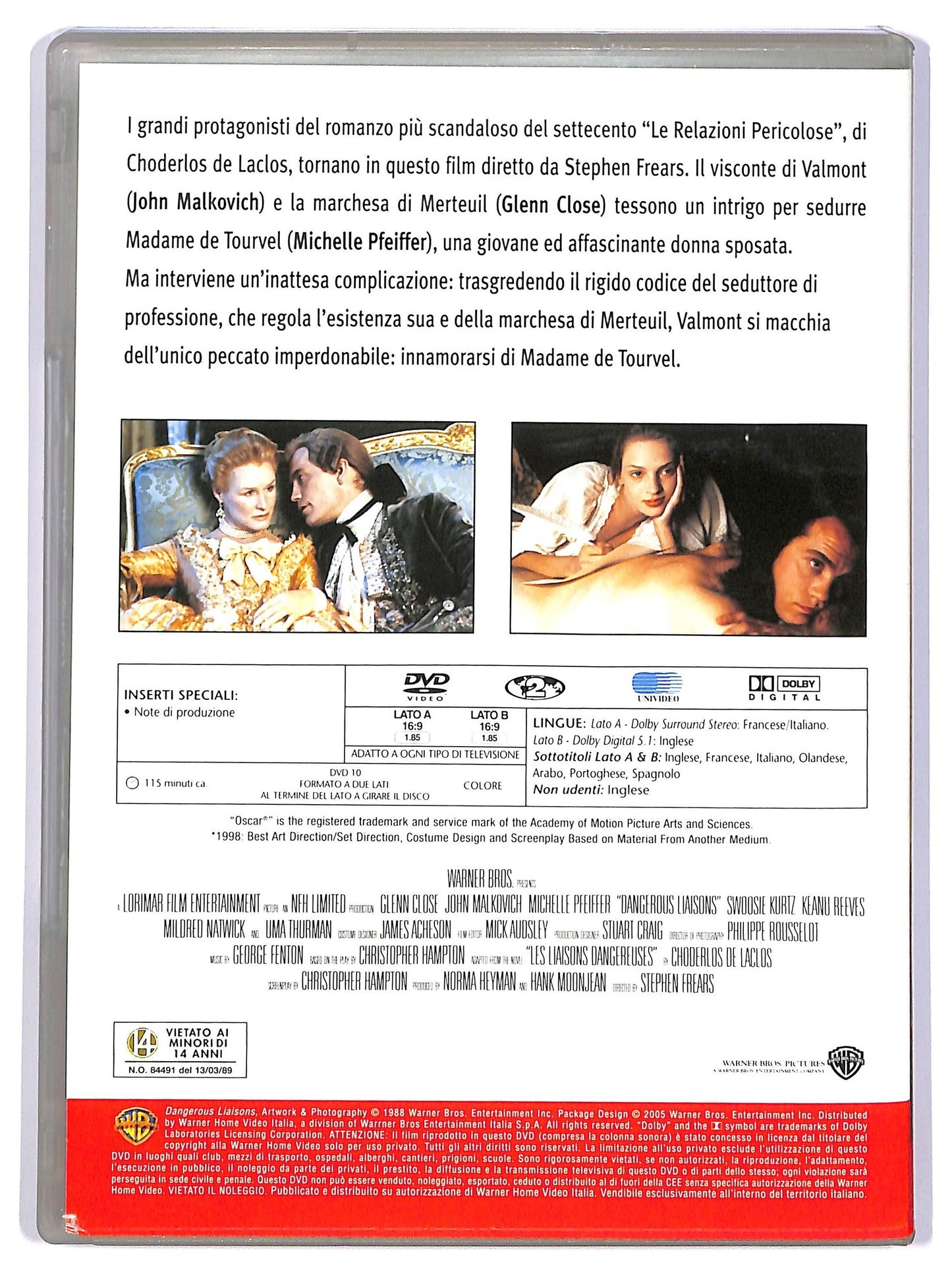 EBOND Le relazioni pericolose EDITORIALE DVD D736351