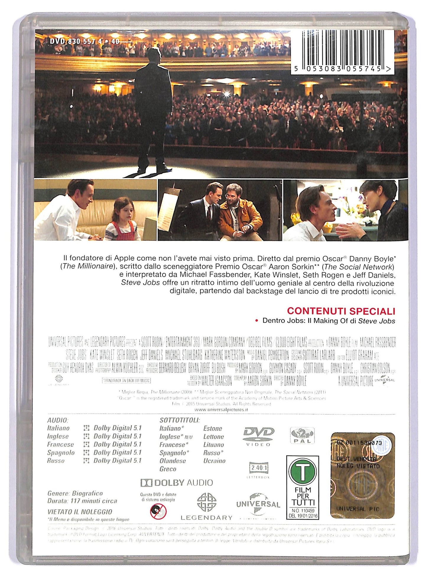 EBOND Steve Jobs (film) Noleggio DVD D736446